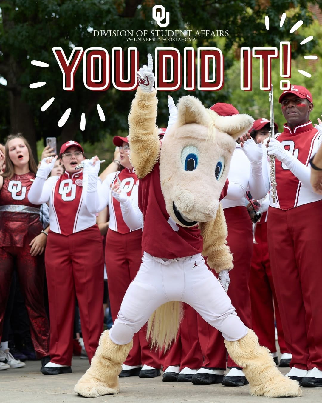 Post 3 by OU Division of Student Affairs on Instagram (image)