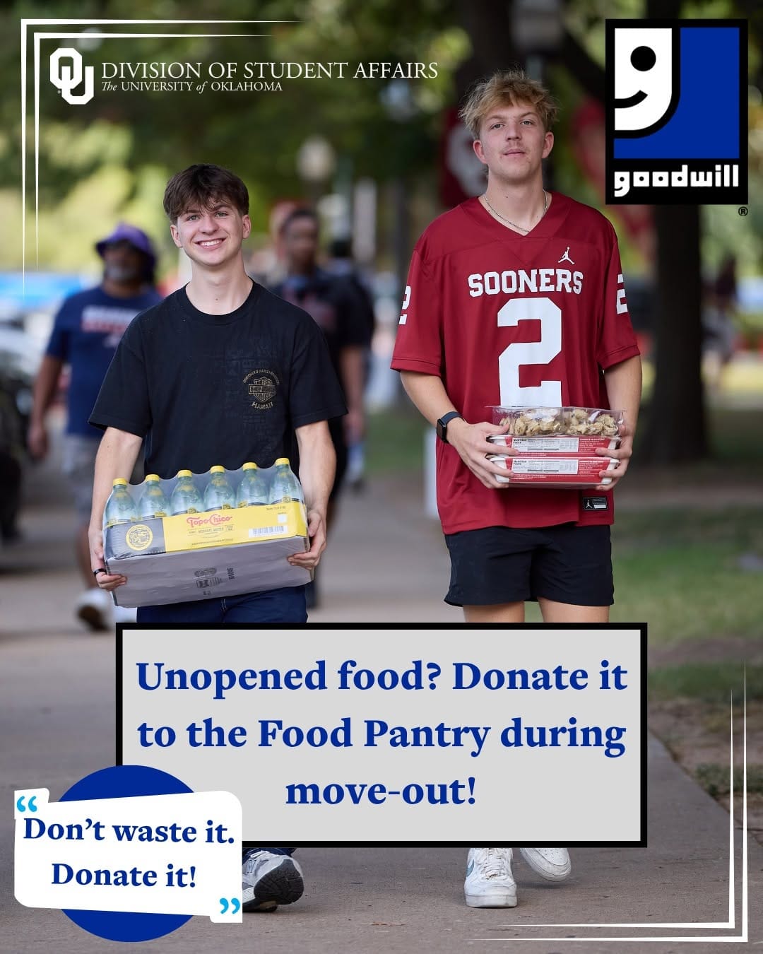 Post 8 by OU Division of Student Affairs on Instagram (image)