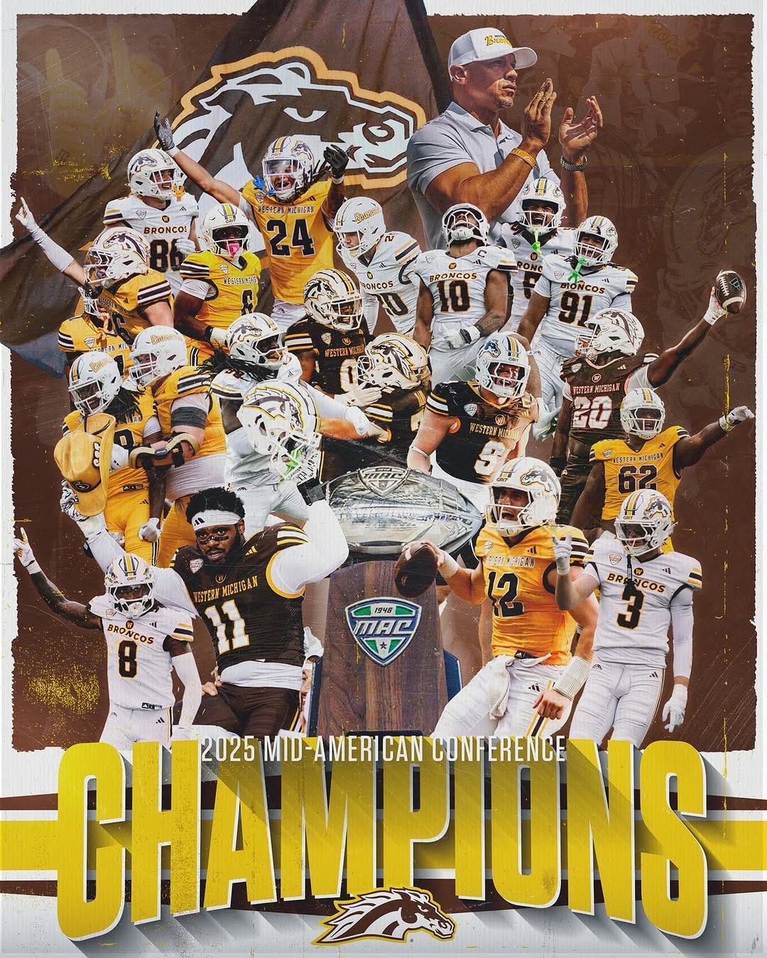 Post 10 by Western Michigan Football on Instagram (image)