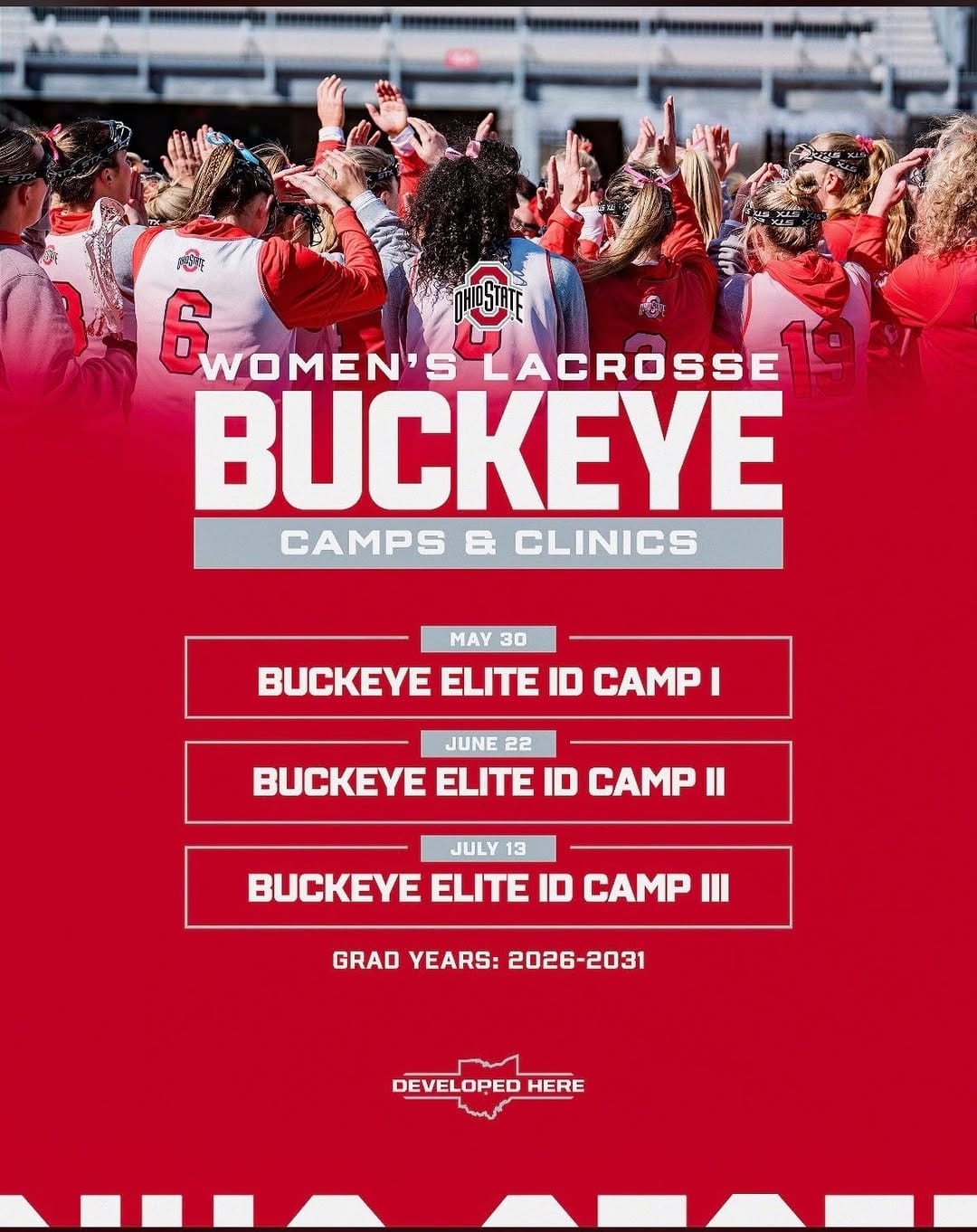 Post 9 by Ohio State Women's Lacrosse on Instagram (carousel)