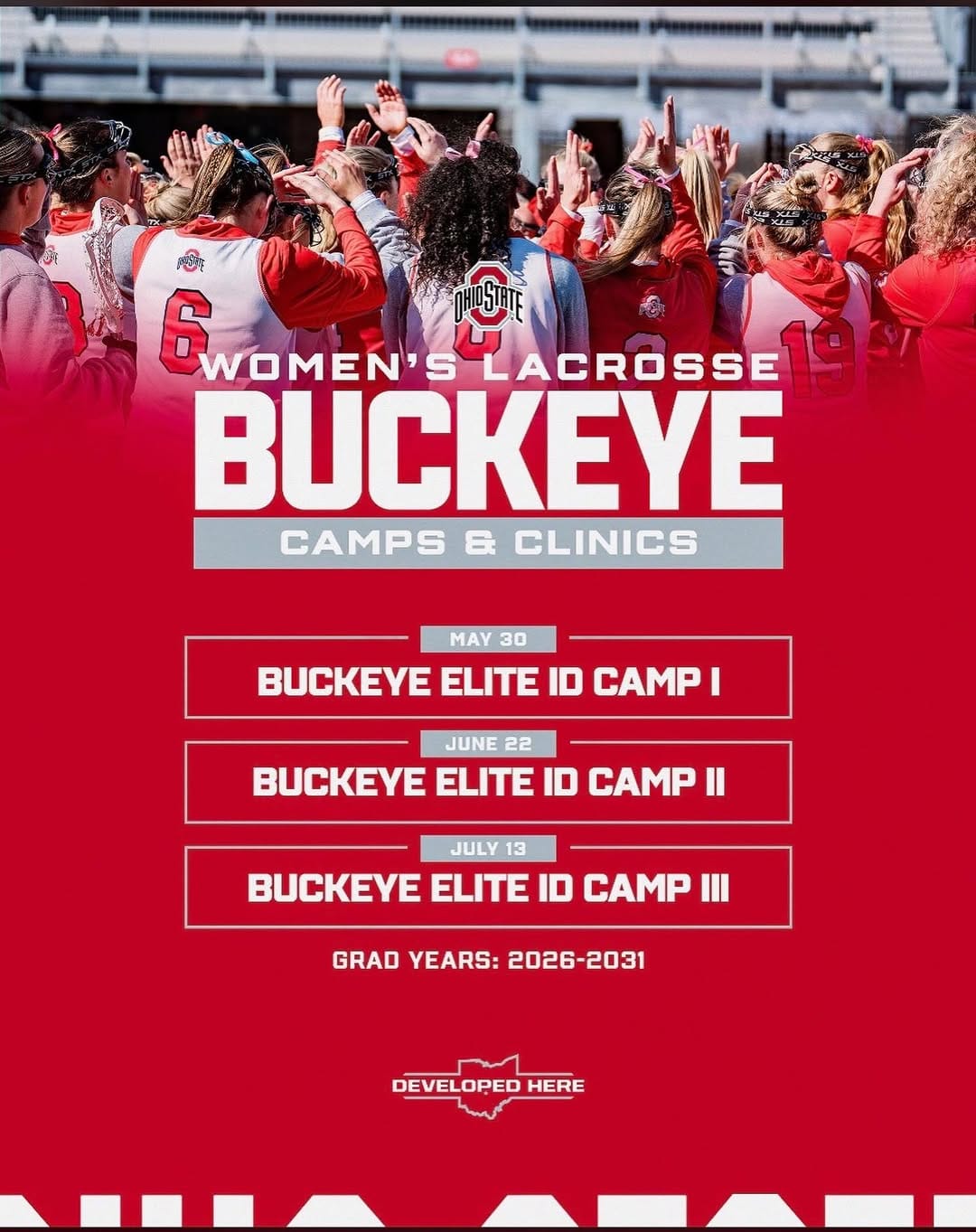 Post 3 by Ohio State Women's Lacrosse on Instagram (image)