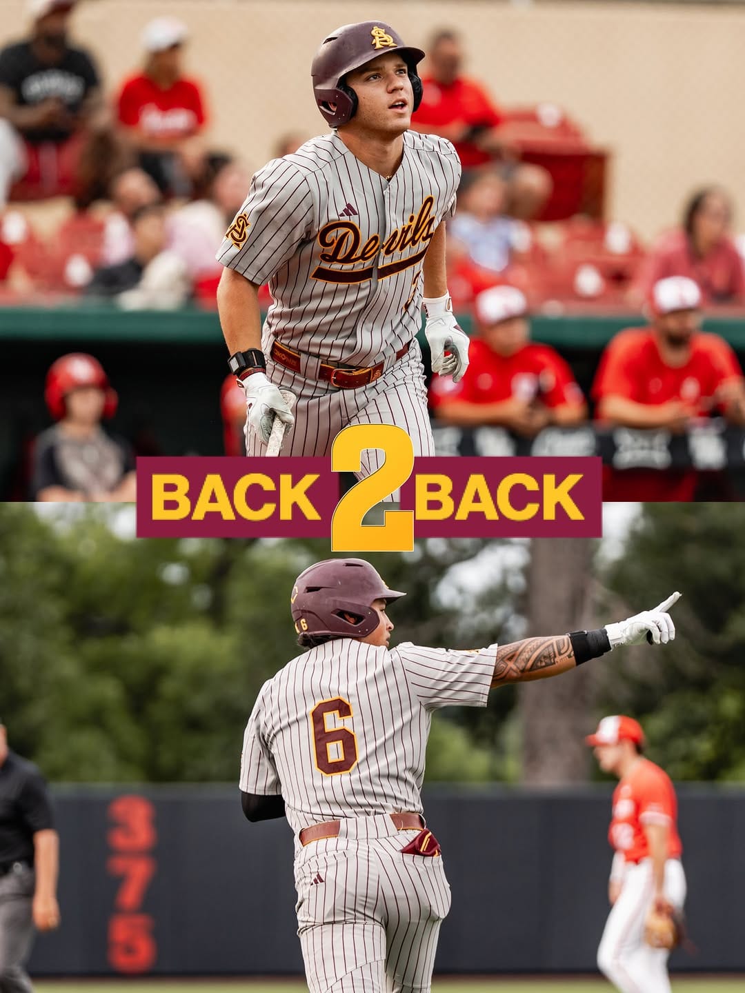 Post 8 by Sun Devil Baseball on Instagram (carousel)