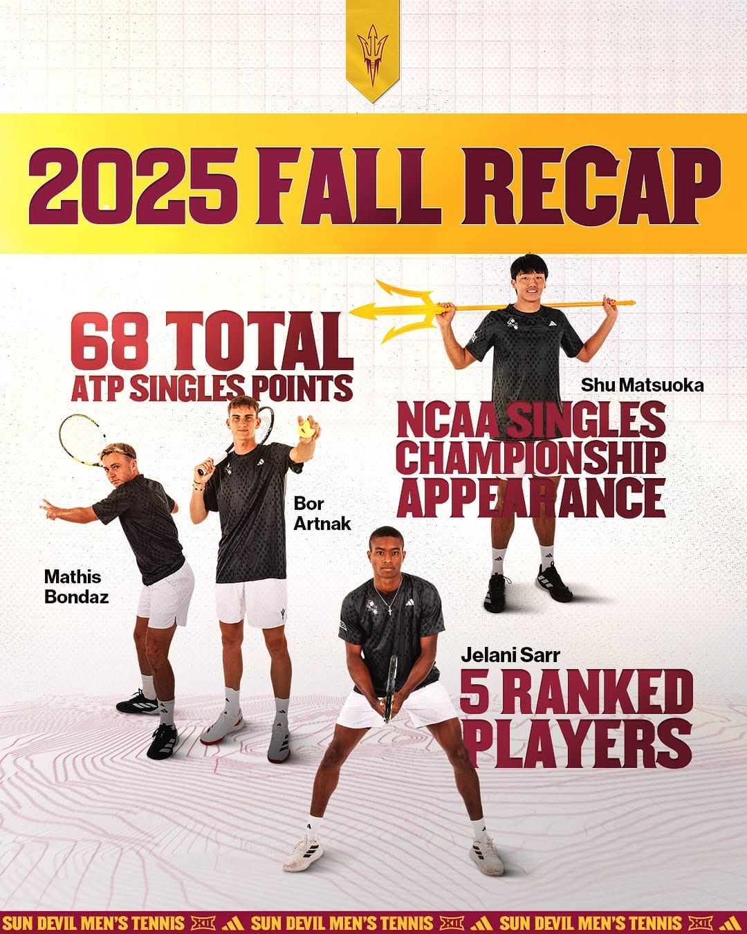 Post 9 by Arizona State Mens Tennis on Instagram (image)