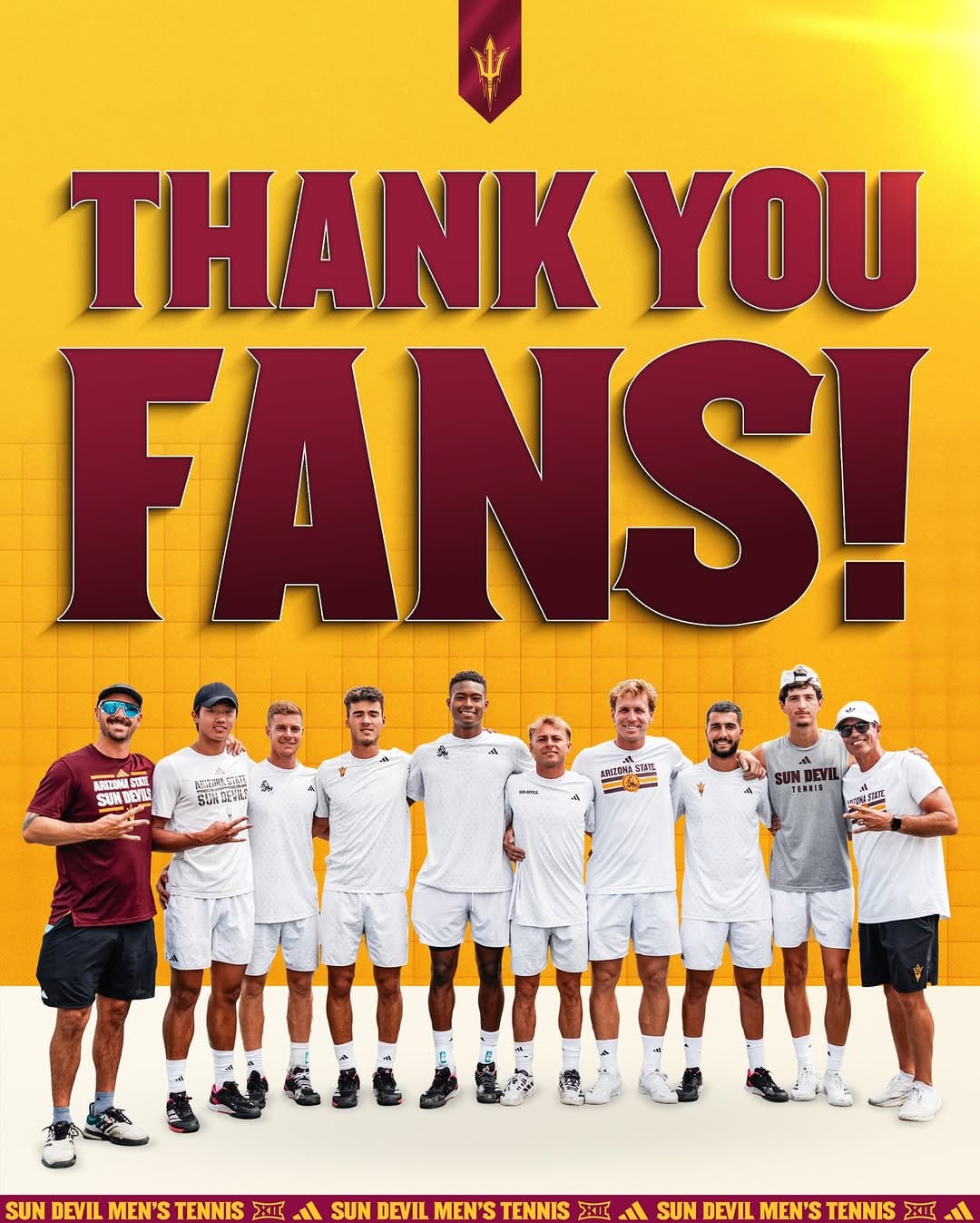 Post 4 by Arizona State Mens Tennis on Instagram (image)