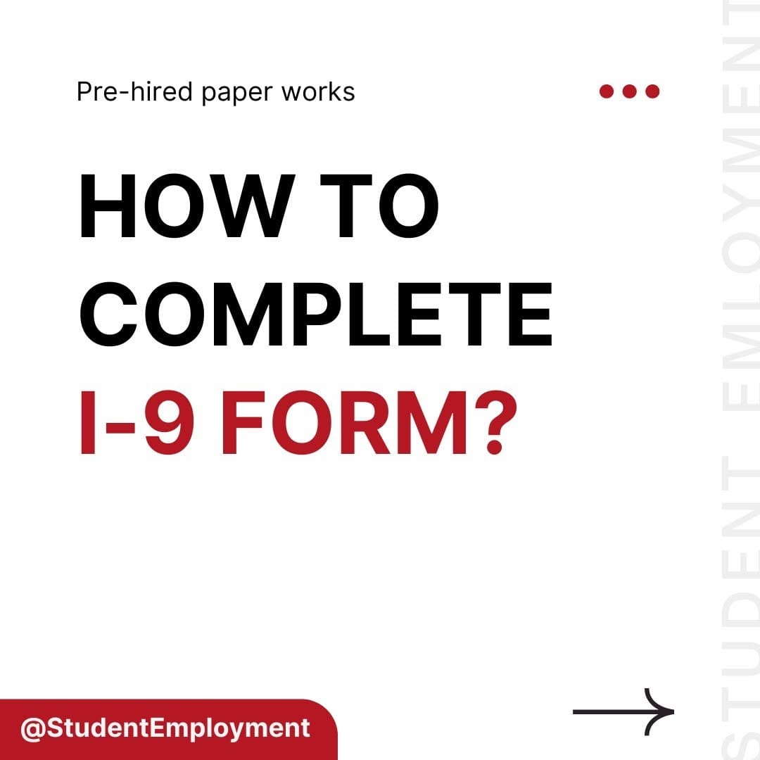 Post 10 by NU Student Employment Office on Instagram (carousel)