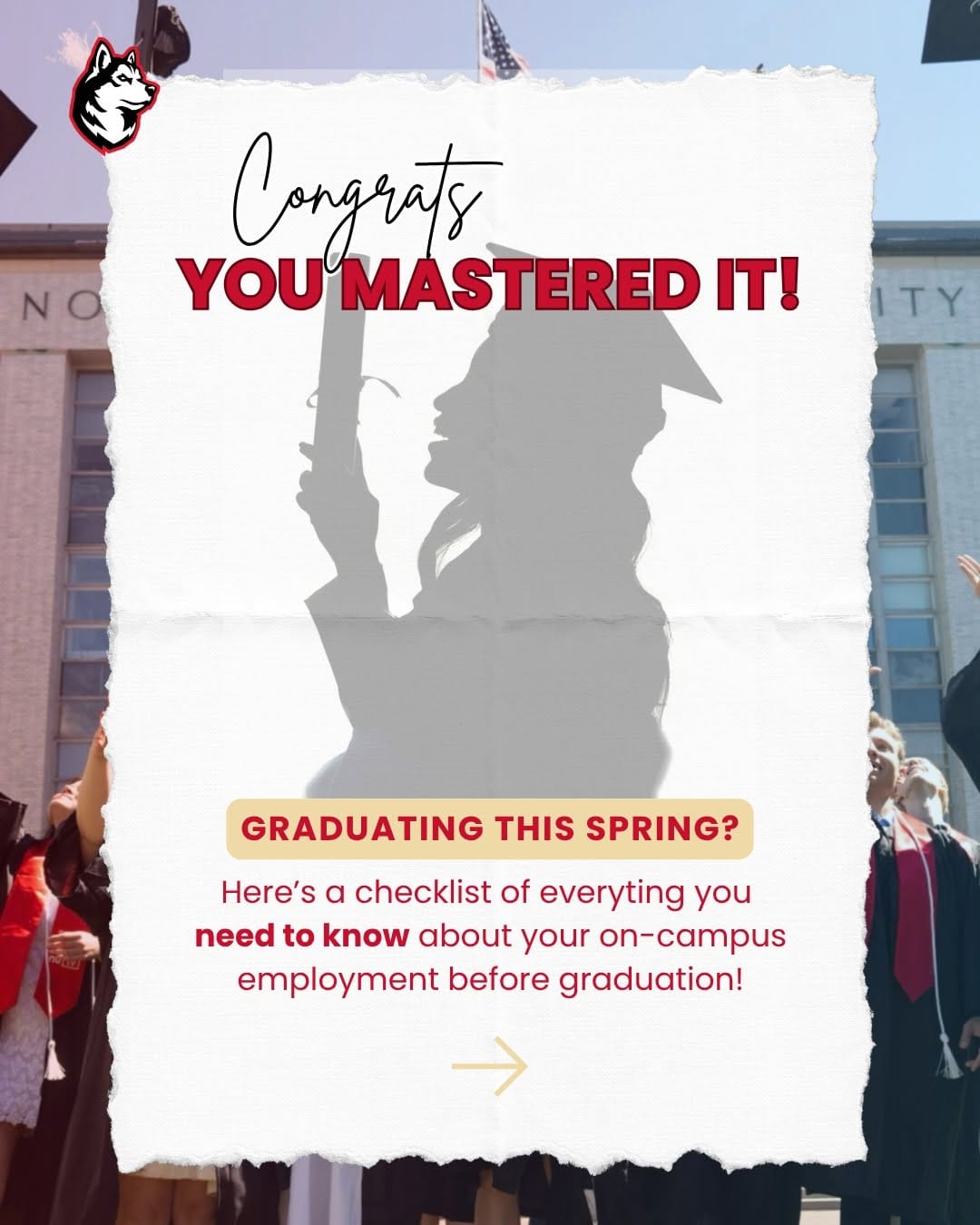 Post 4 by NU Student Employment Office on Instagram (carousel)