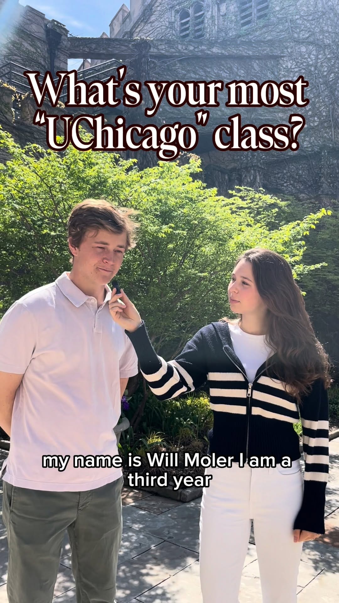 Post 8 by UChicago Admissions on Instagram (video)