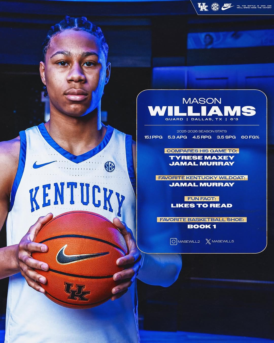 Post 4 by Kentucky Men's Basketball on Instagram (carousel)