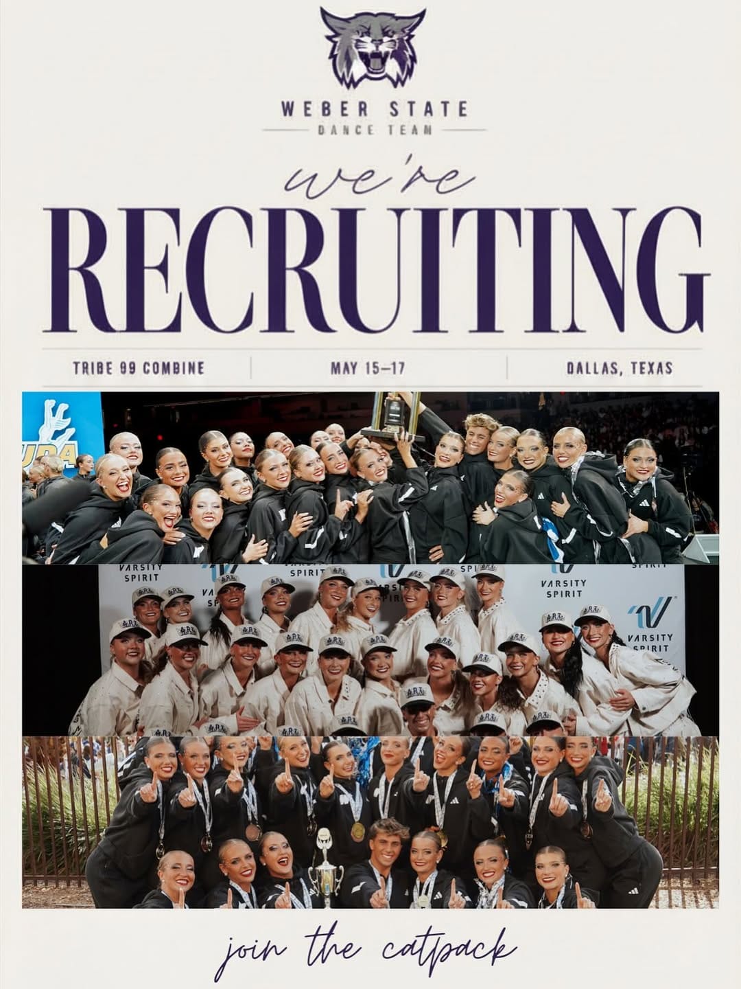 Post 5 by Weber State University Dance Team on Instagram (image)