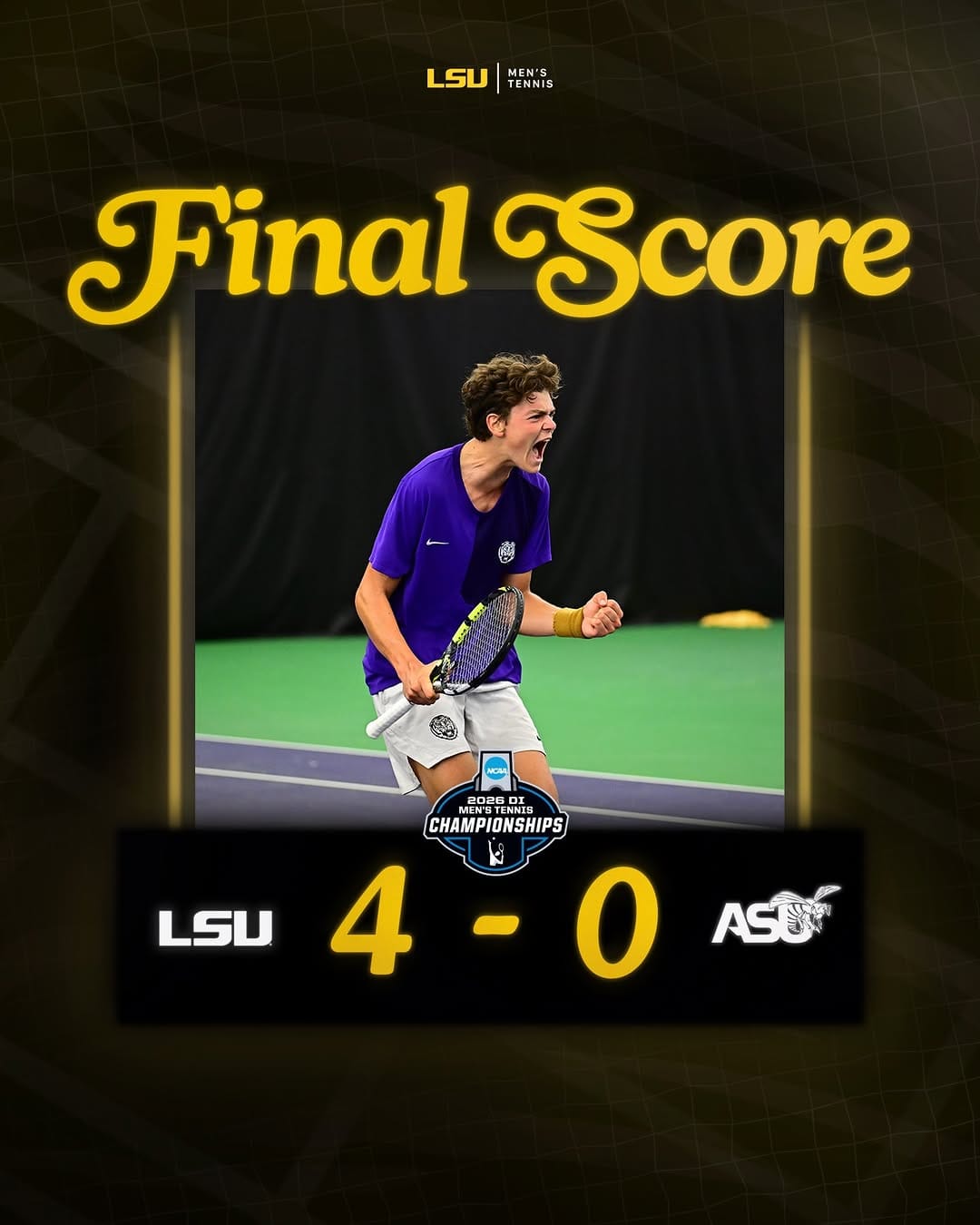 Post 6 by LSU Men's Tennis on Instagram (image)