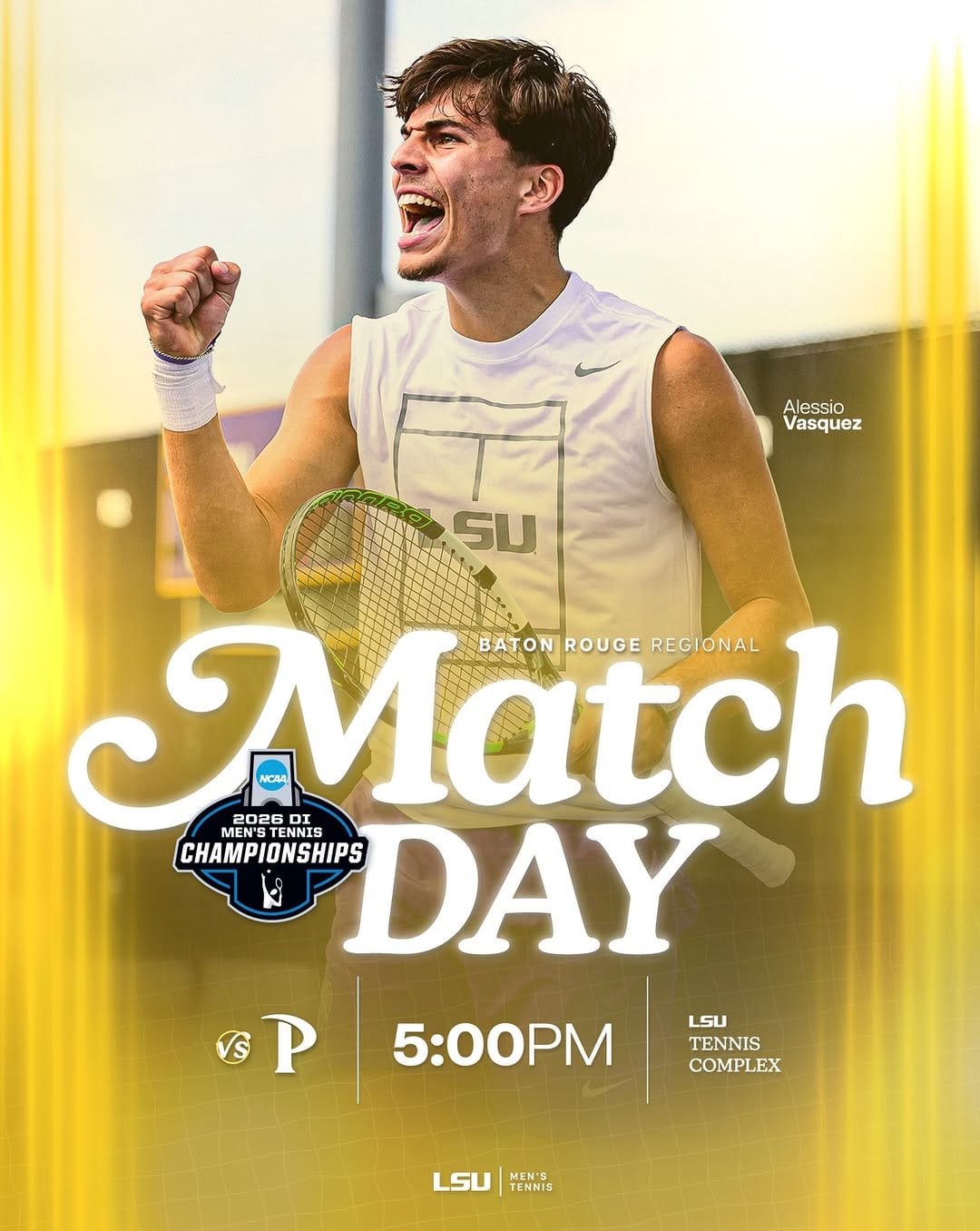 Post 4 by LSU Men's Tennis on Instagram (image)