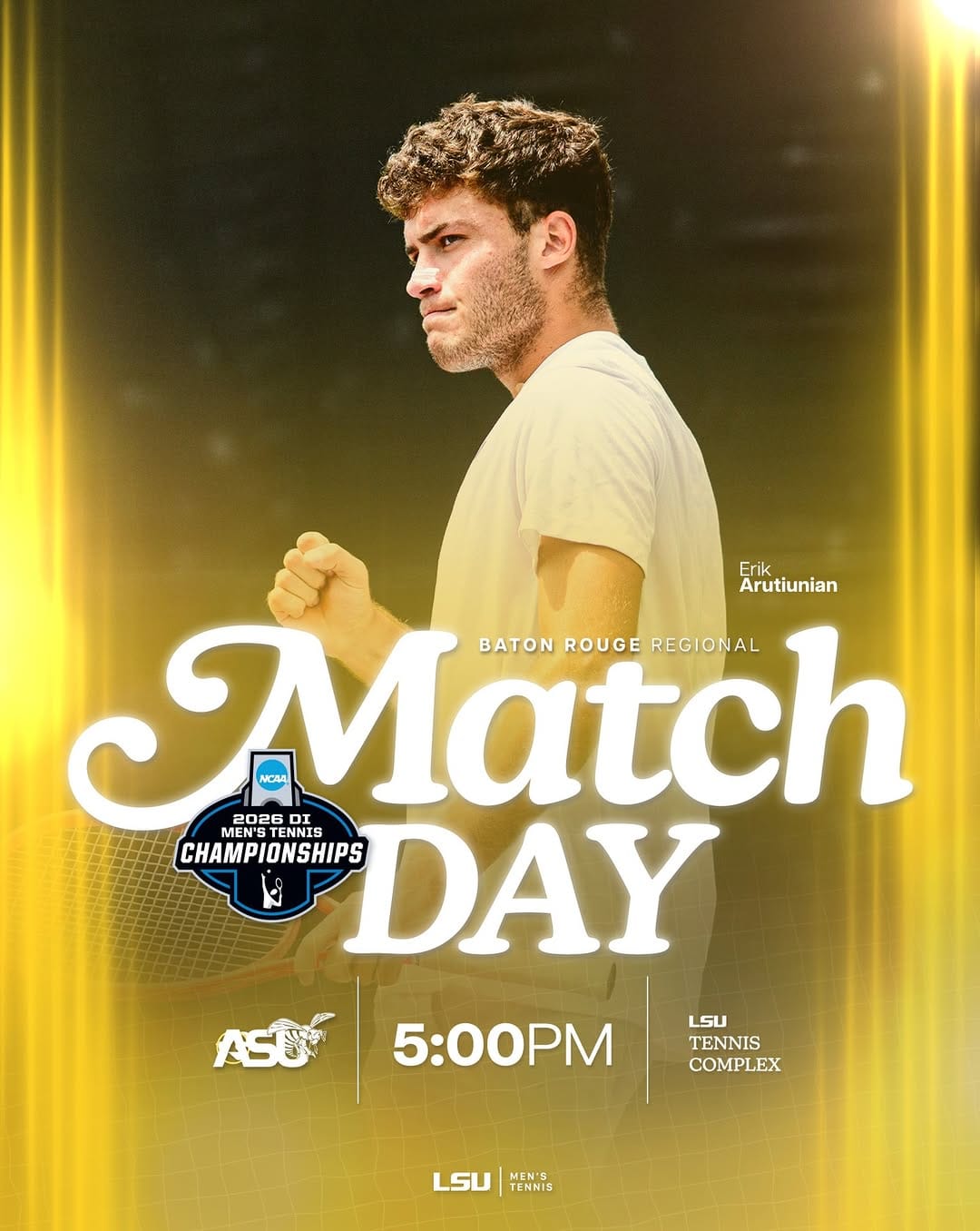 Post 7 by LSU Men's Tennis on Instagram (image)