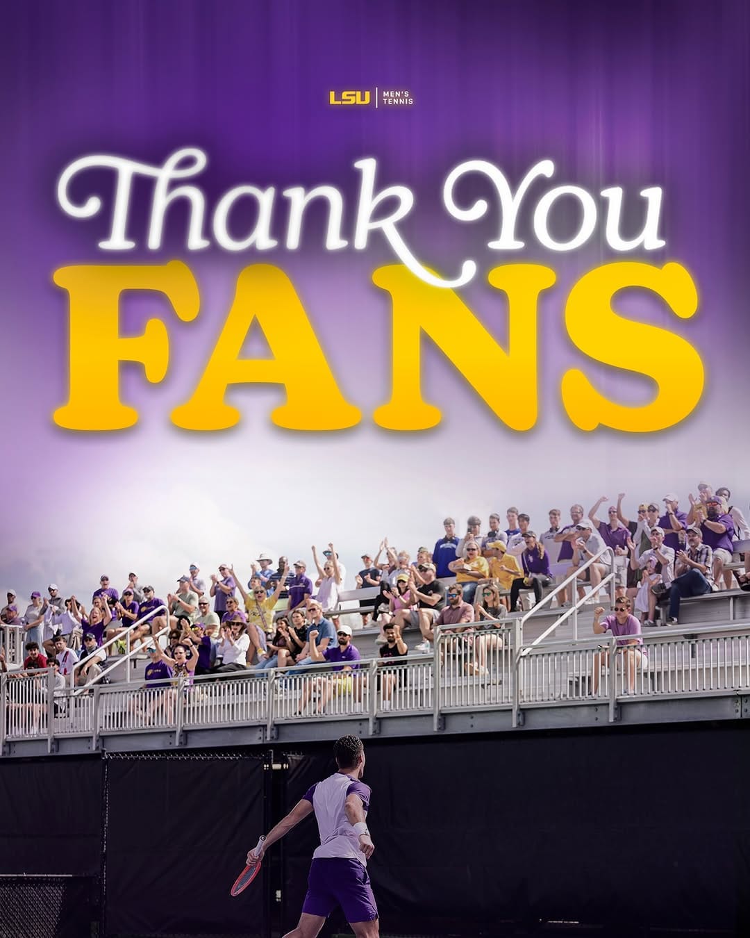 Post 2 by LSU Men's Tennis on Instagram (image)