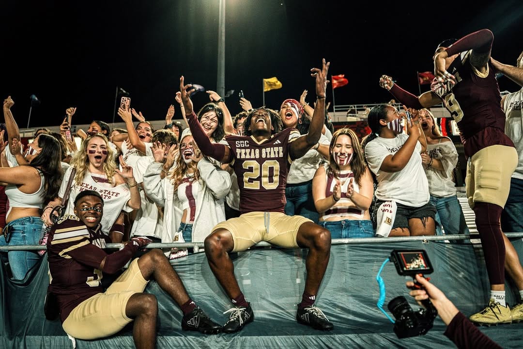 Post 5 by Texas State Football on Instagram (image)