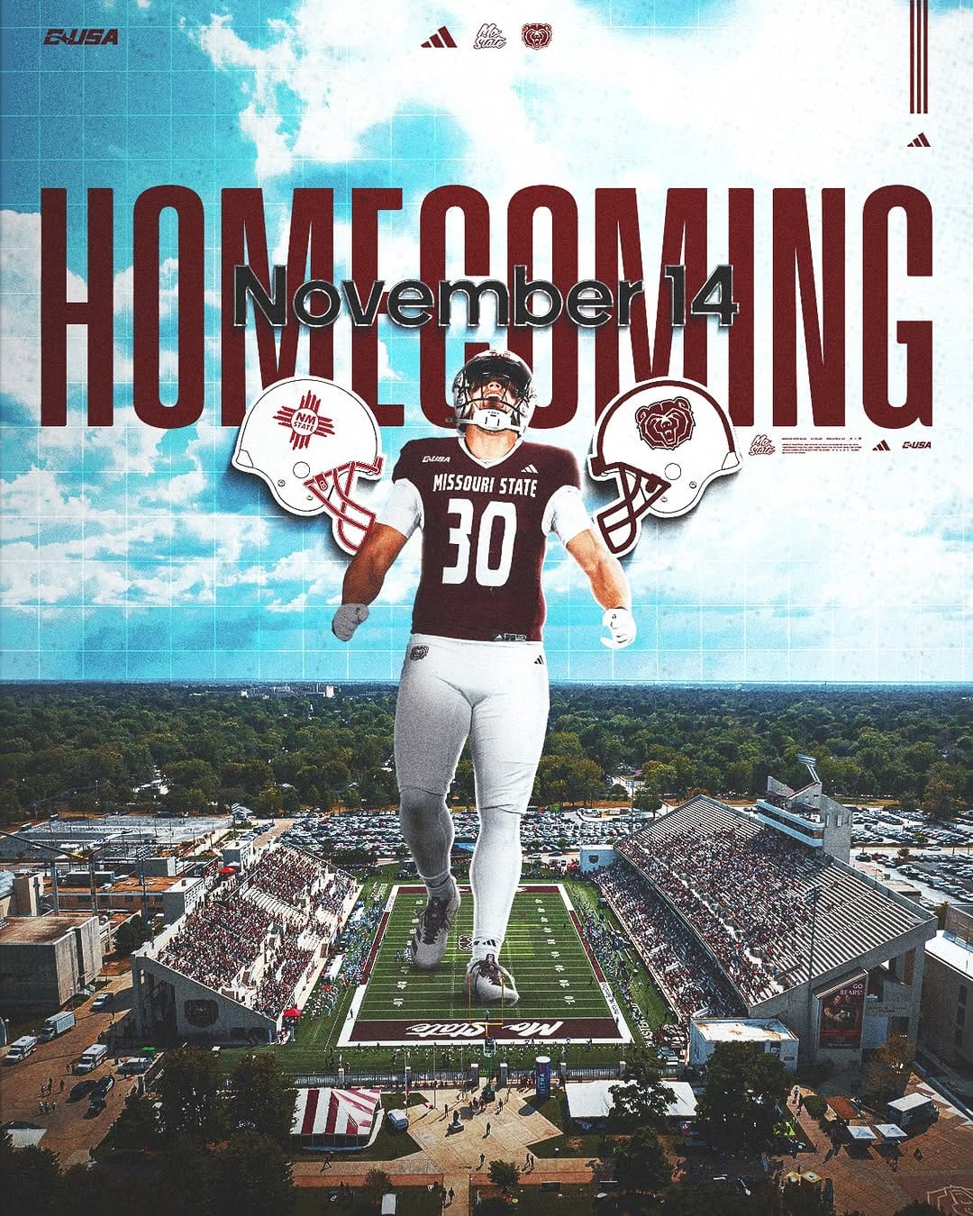 Post 3 by Missouri State Football on Instagram (image)