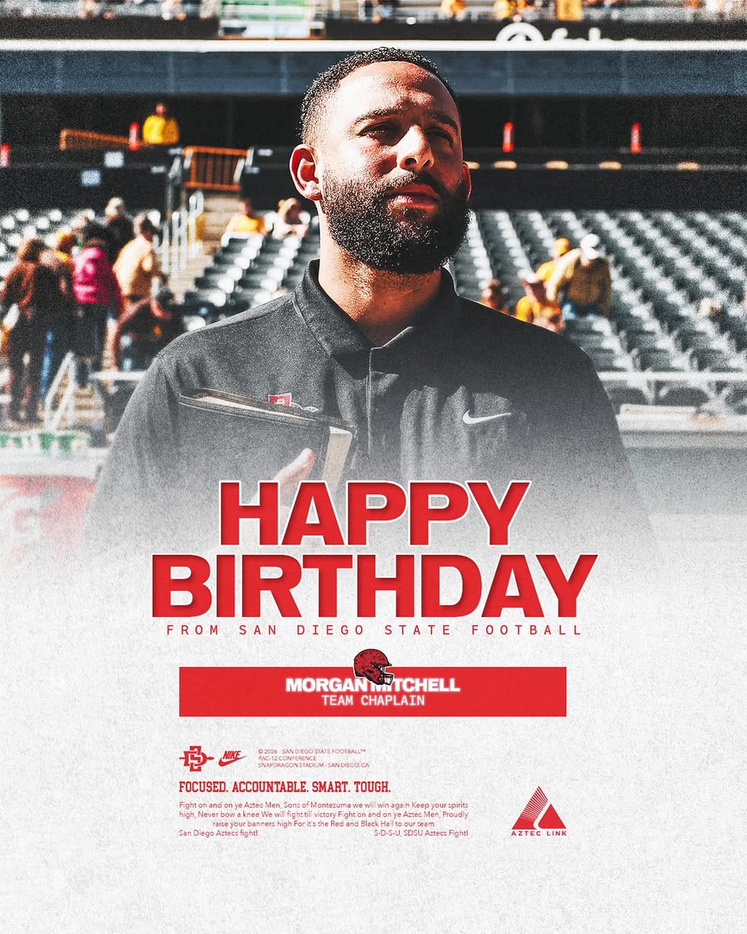 Post 5 by San Diego State Football on Instagram (image)
