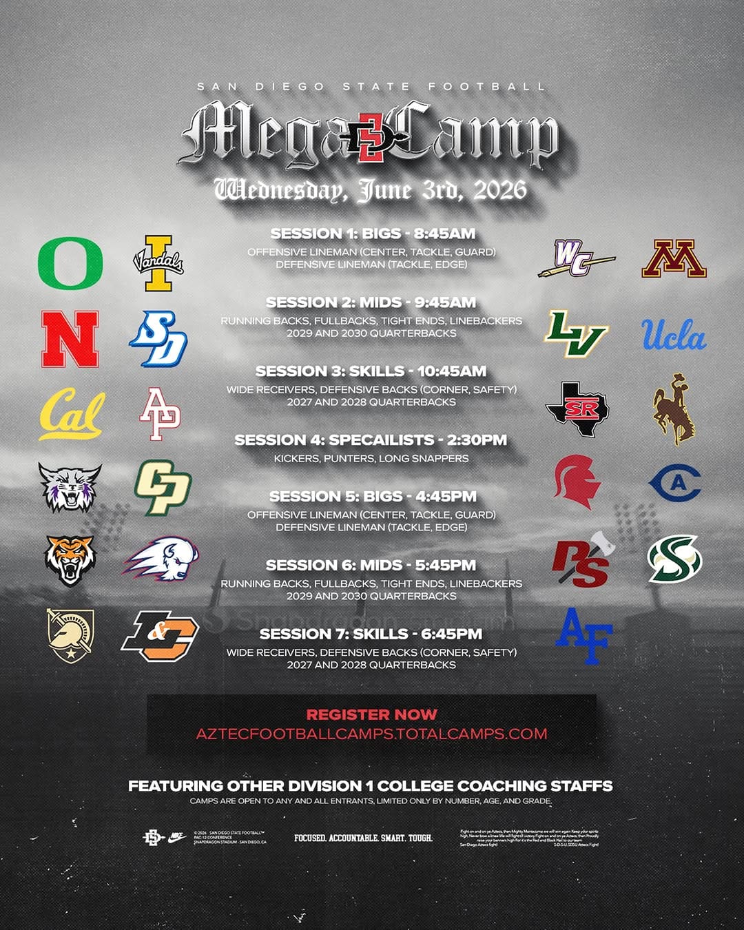 Post 3 by San Diego State Football on Instagram (image)