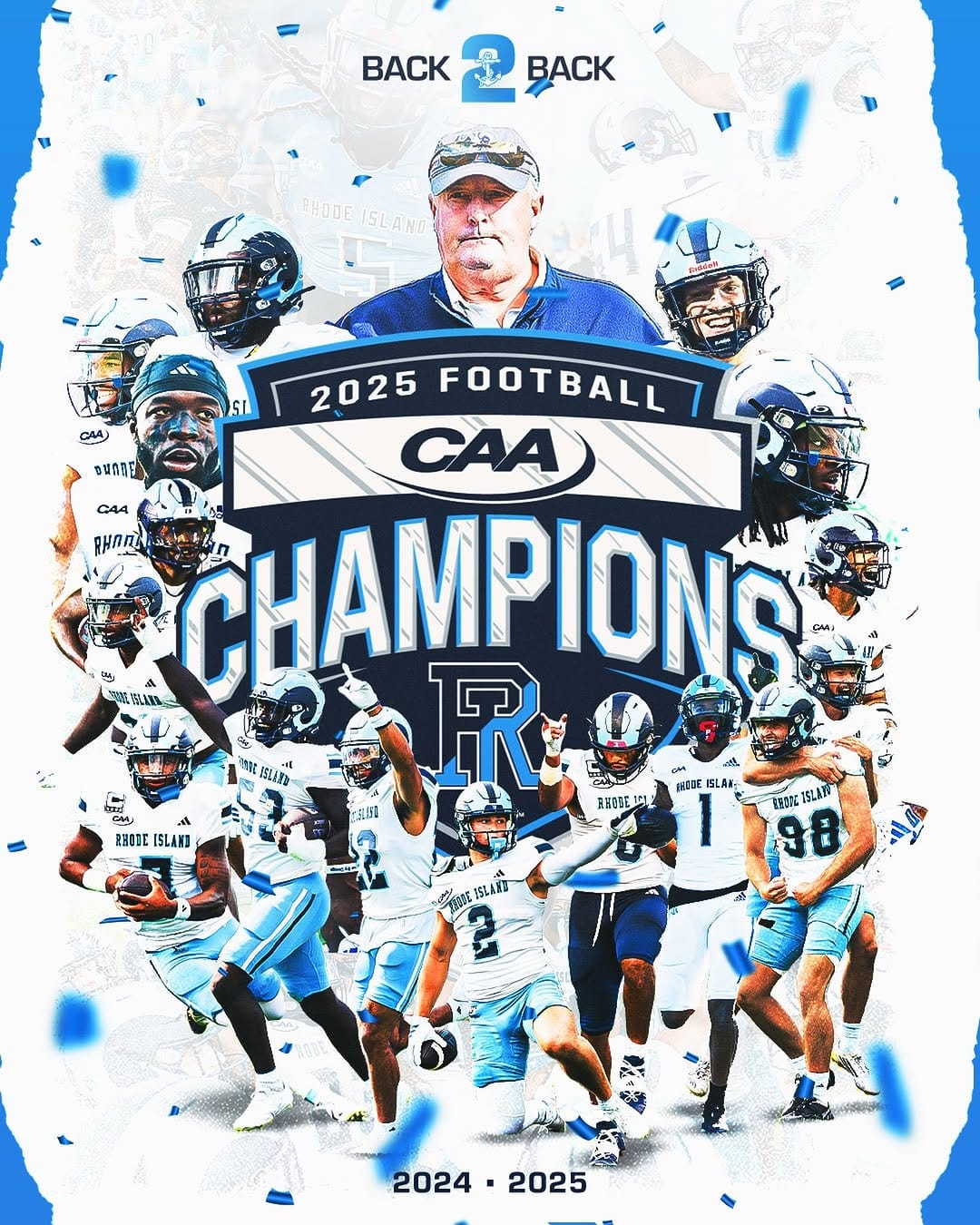 Post 10 by URI Football on Instagram (image)