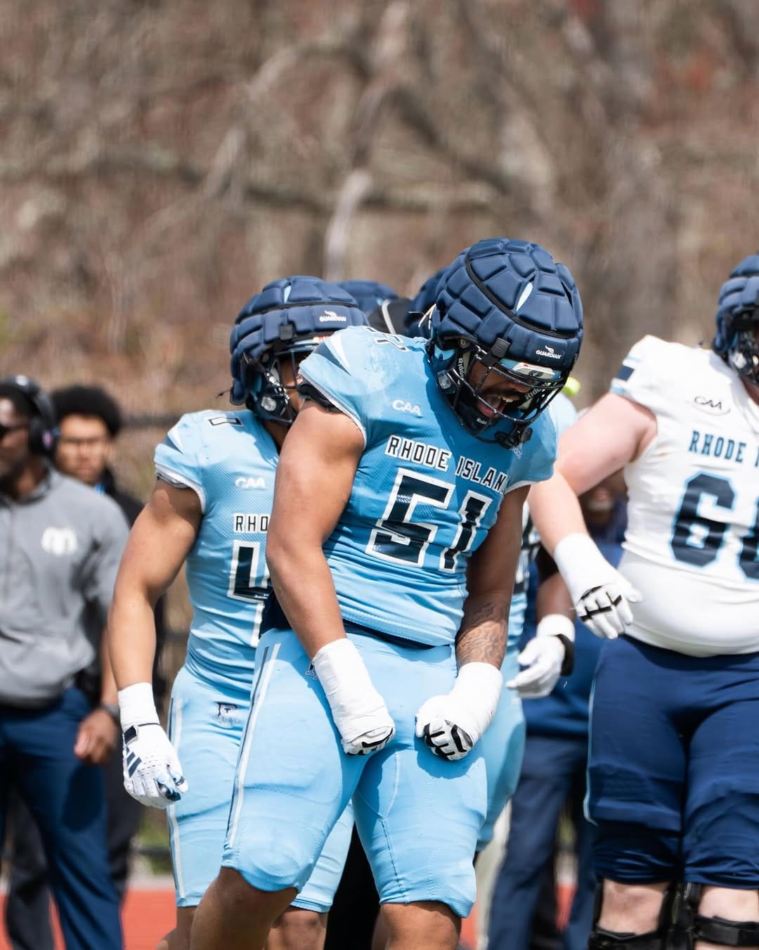 Post 6 by URI Football on Instagram (carousel)