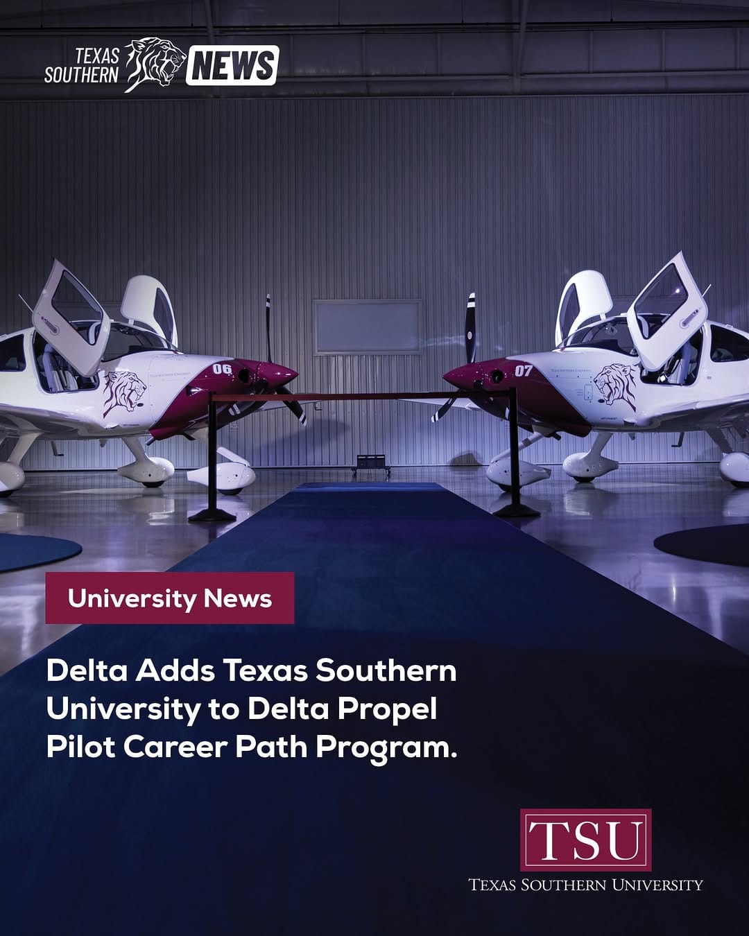 Post 2 by Texas Southern University on Instagram (image)
