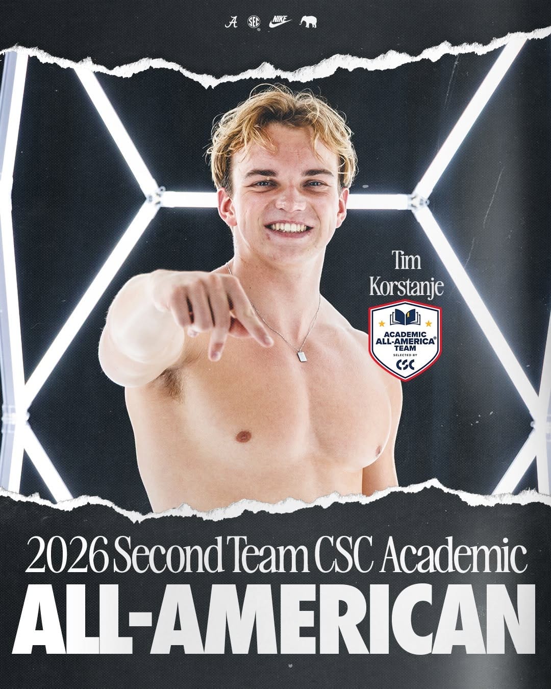 Post 7 by Alabama Swimming & Diving on Instagram (image)