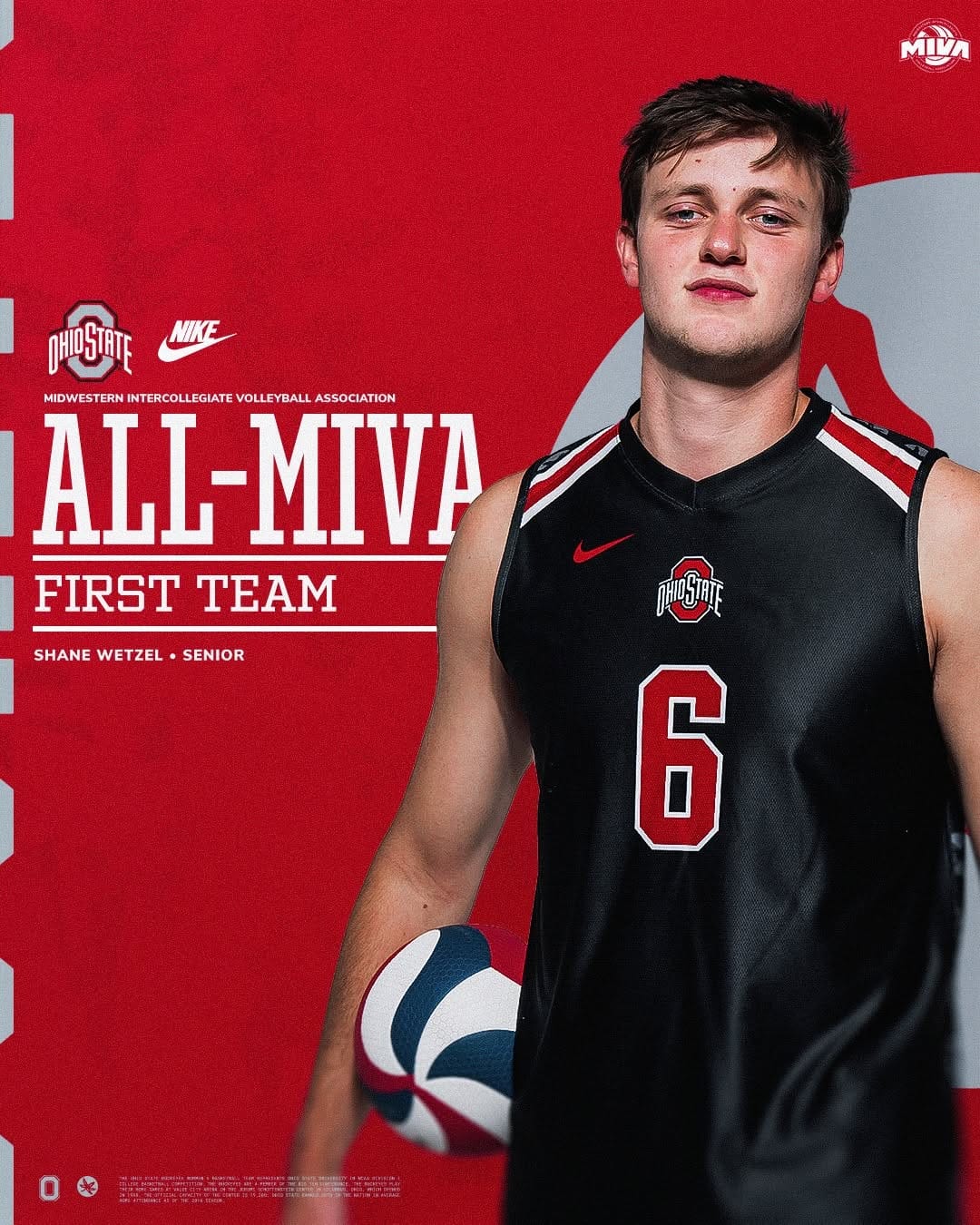 Post 7 by Ohio State Men's Volleyball on Instagram (carousel)