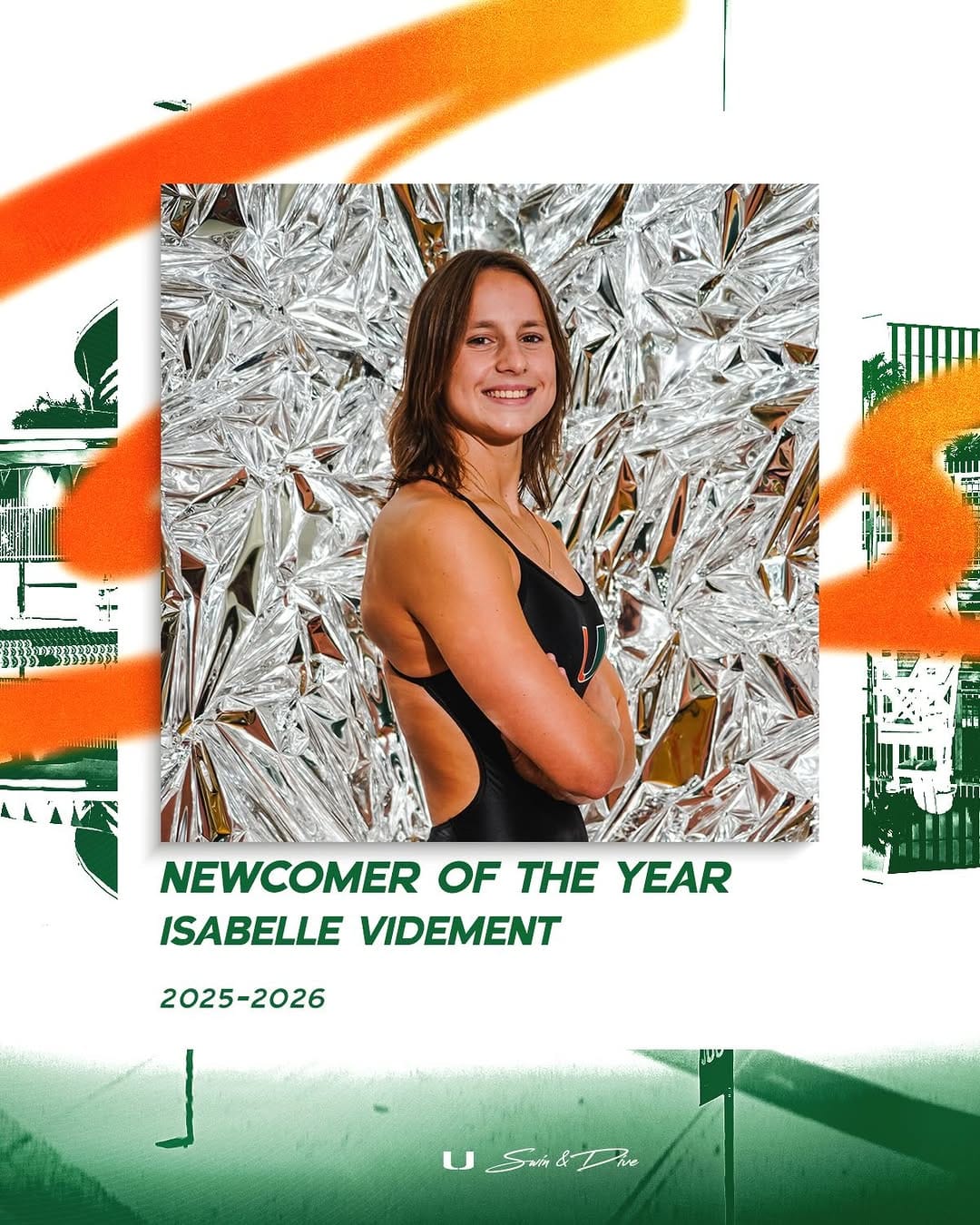 Post 6 by Miami Hurricanes Swim & Dive on Instagram (carousel)