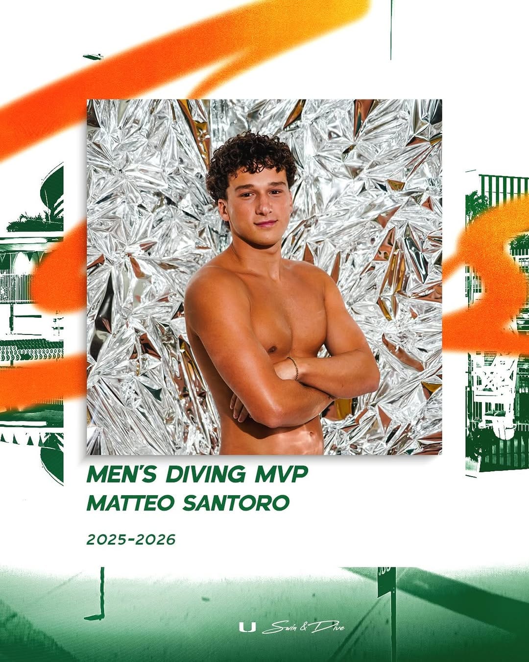 Post 4 by Miami Hurricanes Swim & Dive on Instagram (carousel)