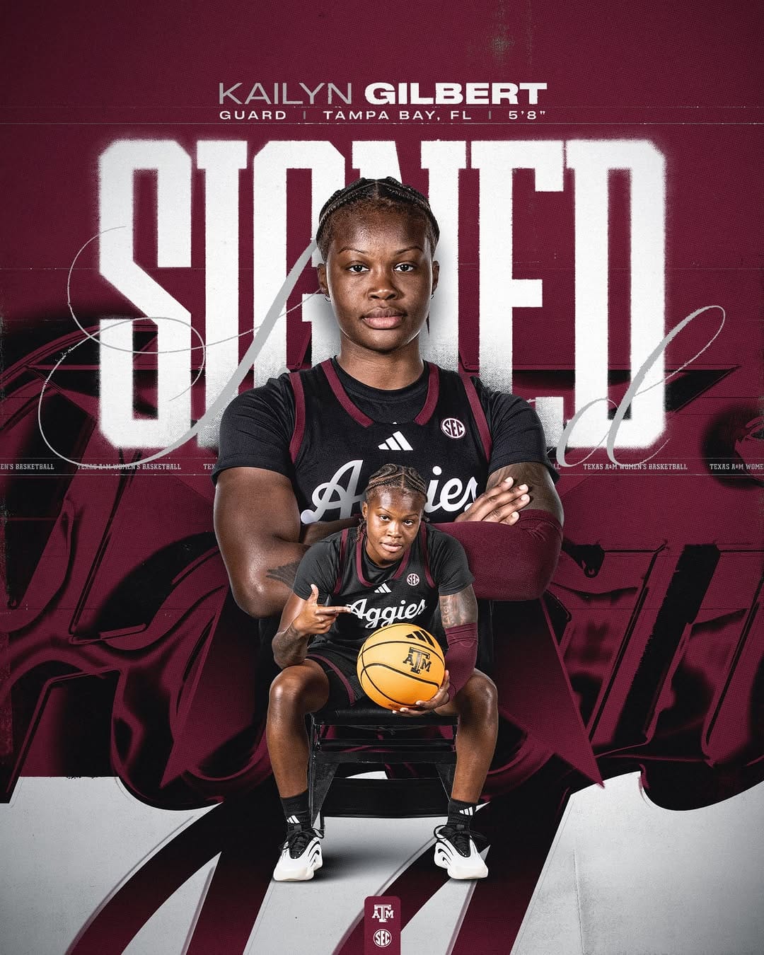 Post 9 by Texas A&M Women's Basketball on Instagram (carousel)