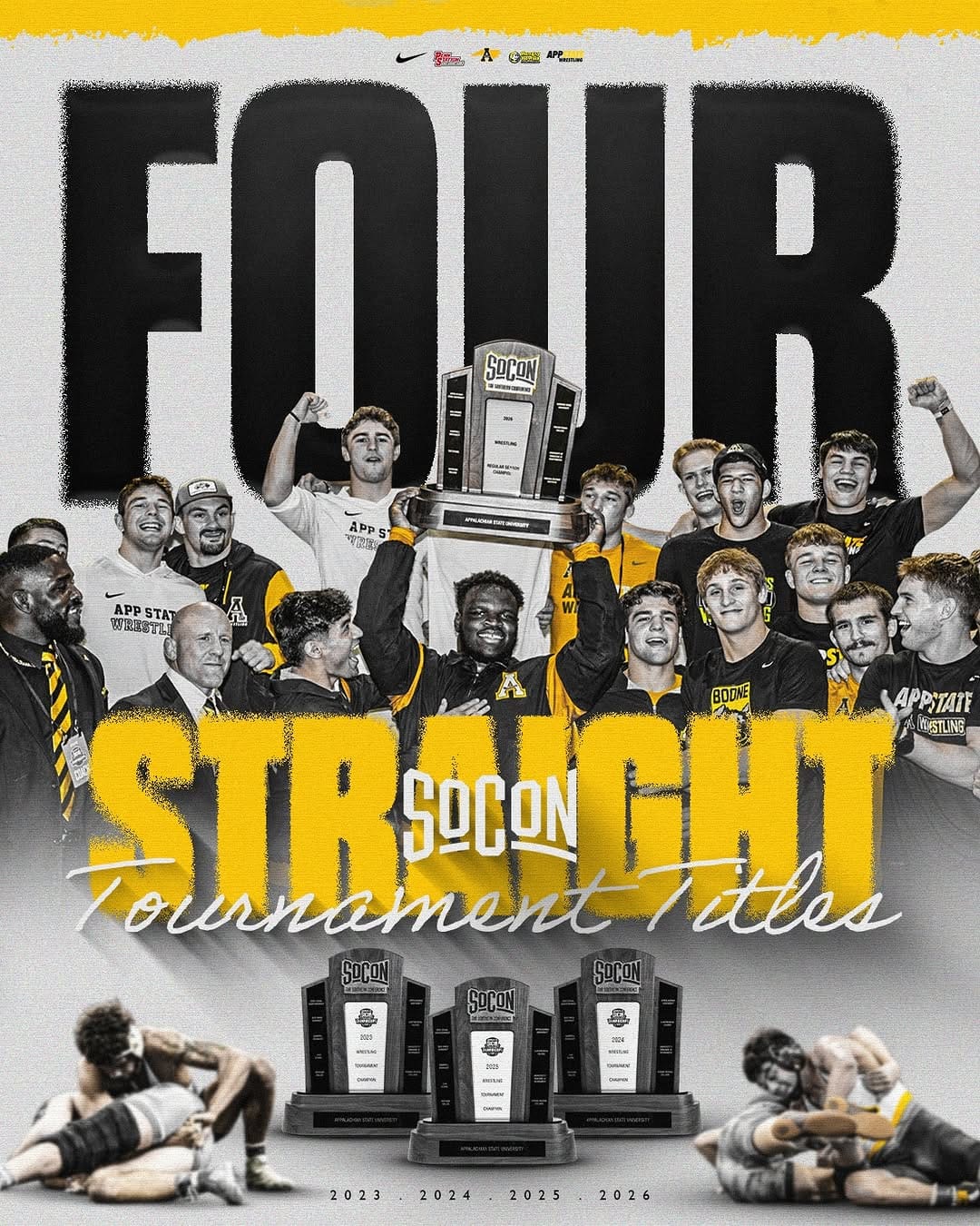 Post 9 by App State Wrestling on Instagram (image)