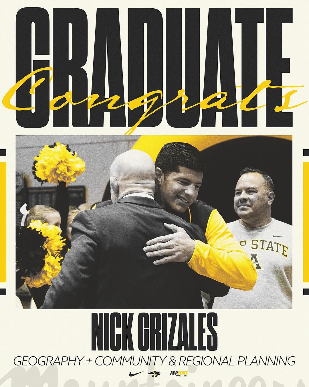 Post 5 by App State Wrestling on Instagram (image)