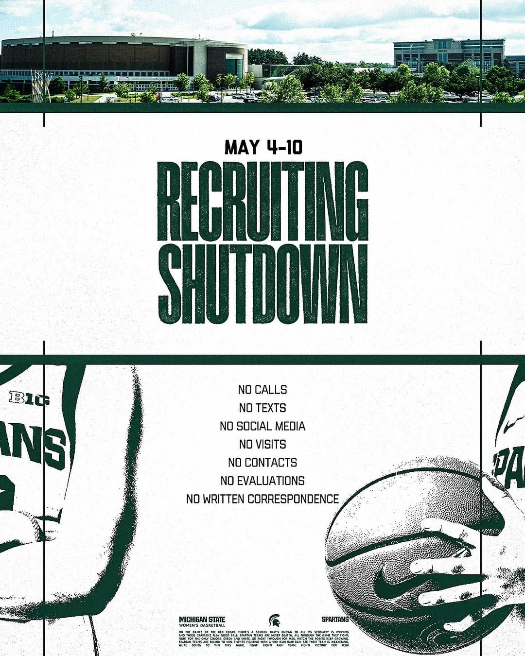 Post 7 by Michigan State Women’s Basketball on Instagram (image)