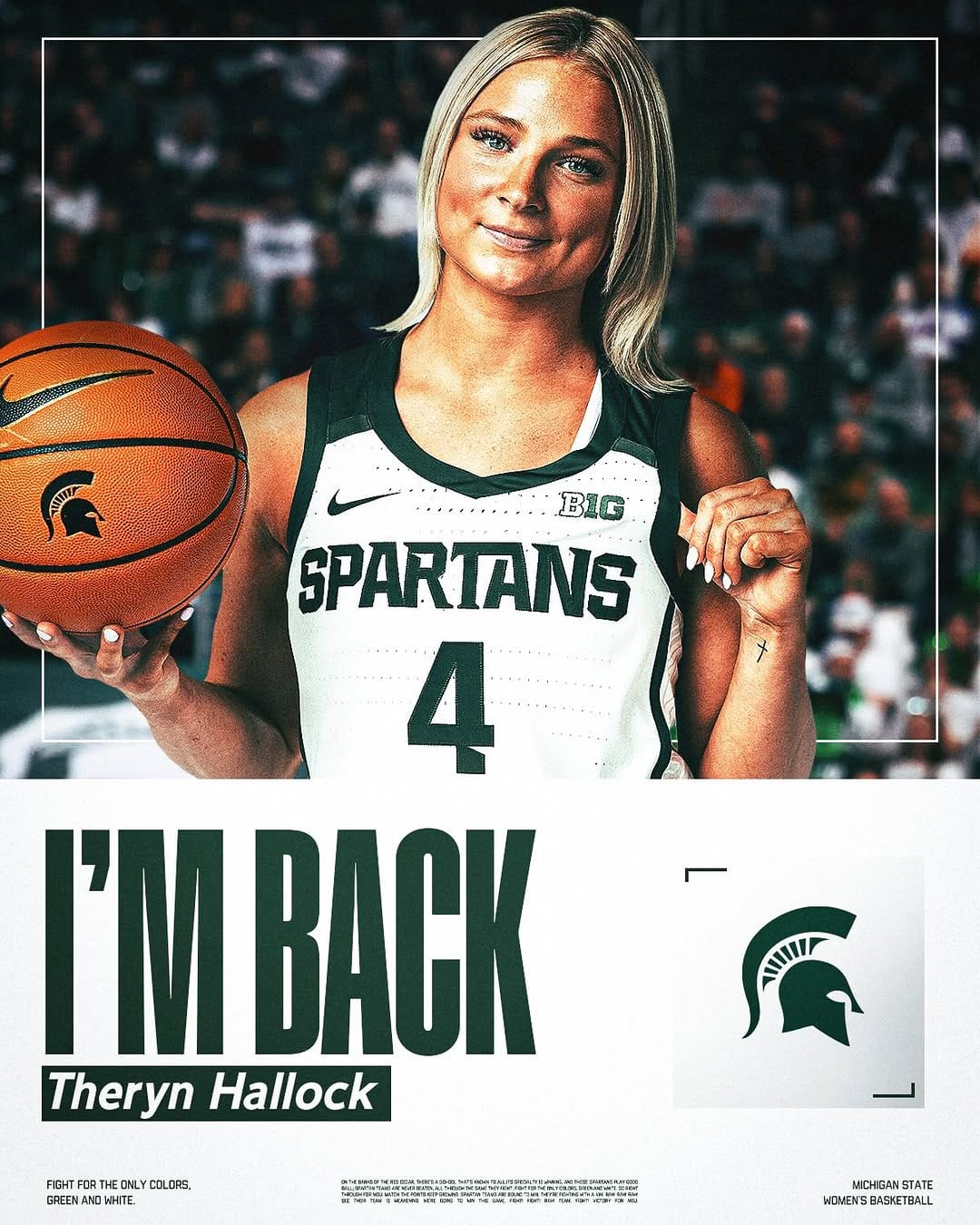 Post 6 by Michigan State Women’s Basketball on Instagram (carousel)