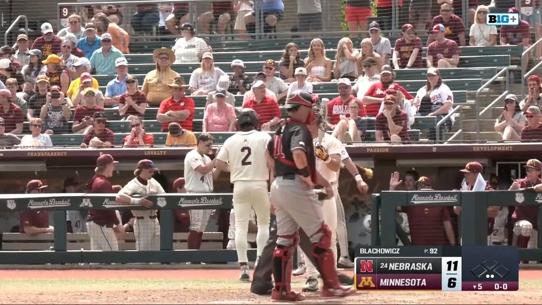 Post 7 by Minnesota Baseball on Instagram (video)
