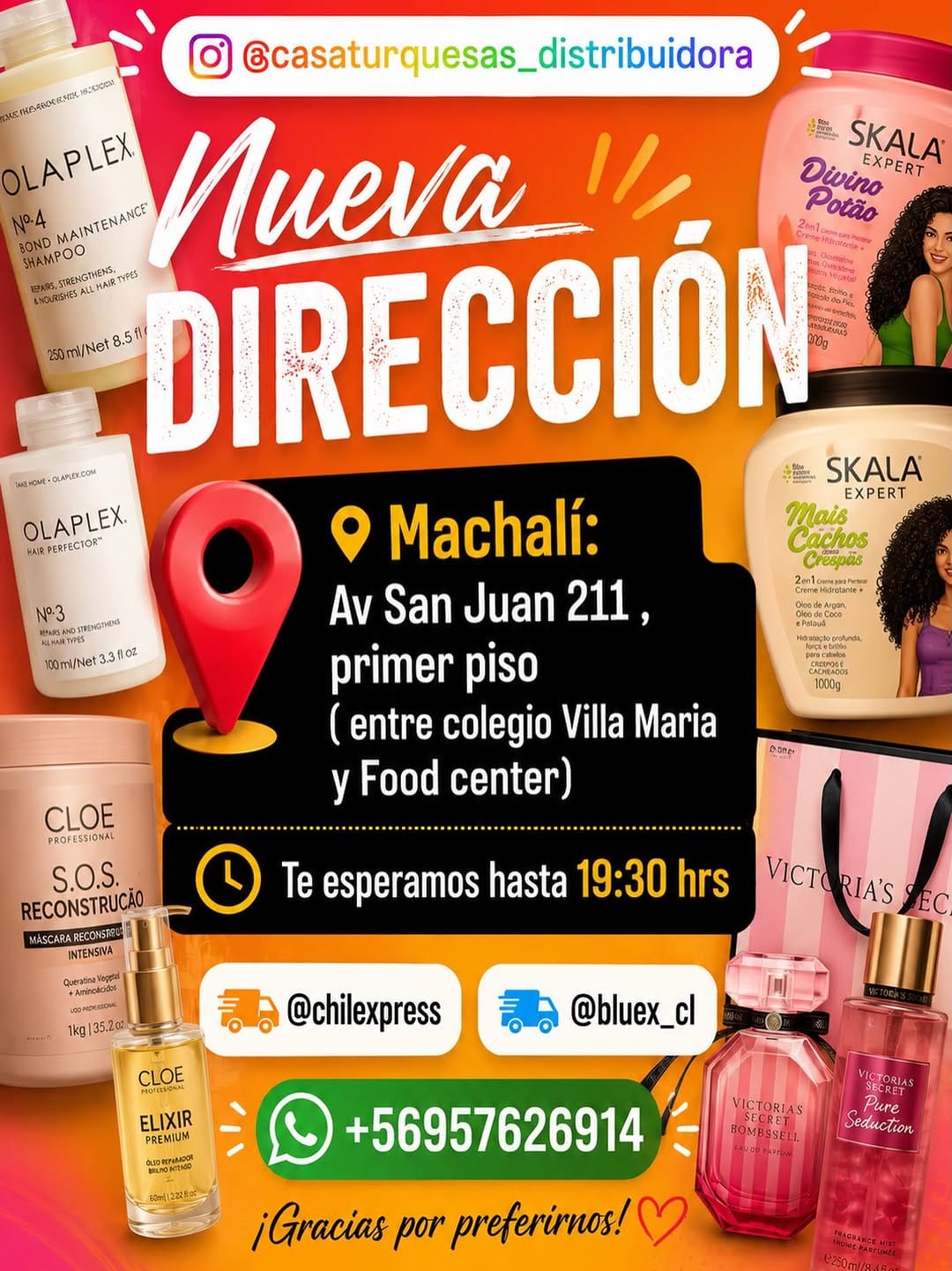 Post 3 by Productos capilares Olaplex skala victorias Secret rancagua on Instagram (image)