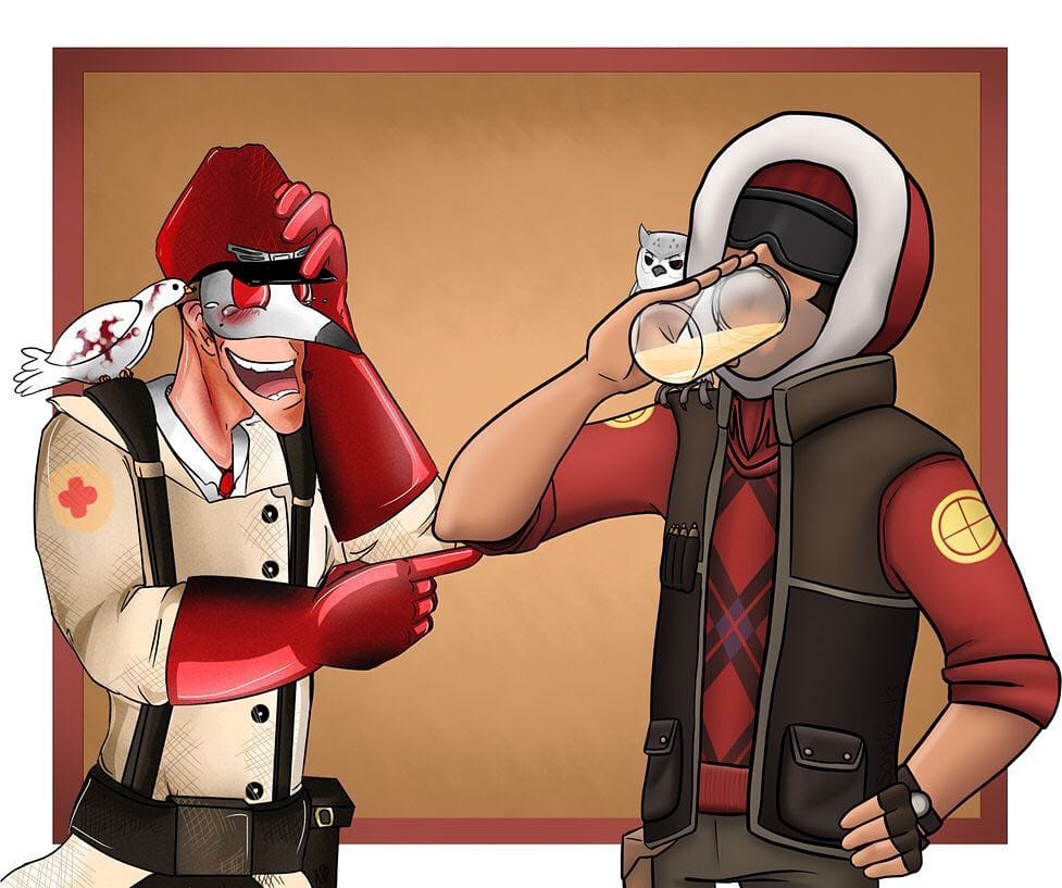 Post 2 by Team Fortress 2 on Instagram (image)