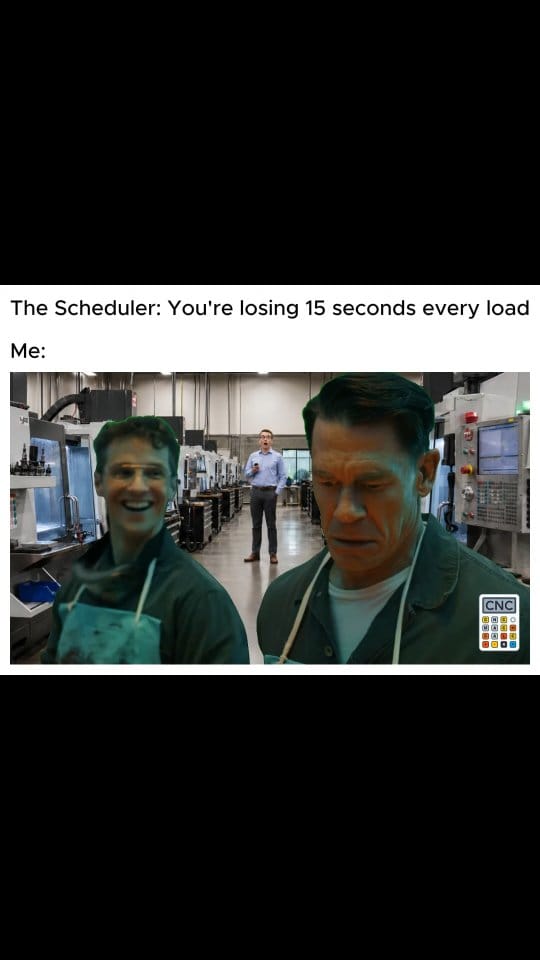 Post 9 by CNC Machinist Calculator on Instagram (video)
