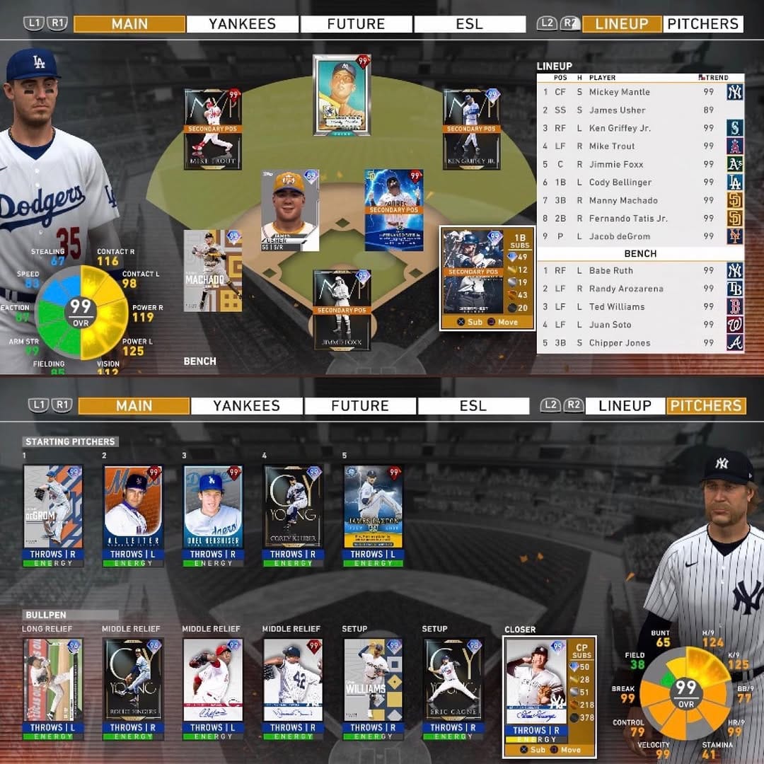Post 8 by MLBTheShowbs on Instagram (image)