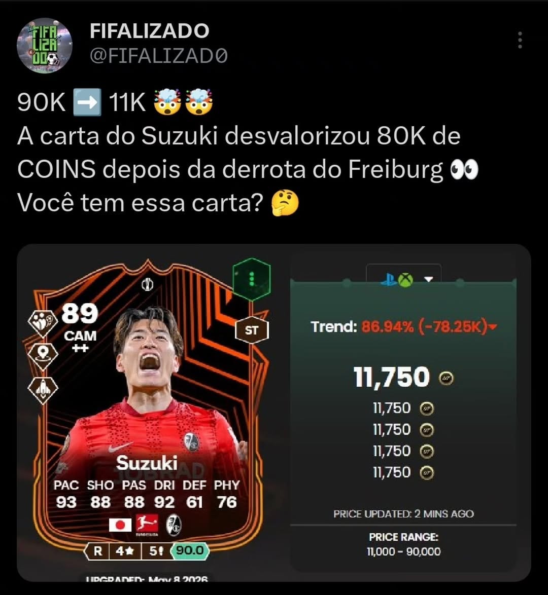 Post 1 by FIFALIZADO on Instagram (image)