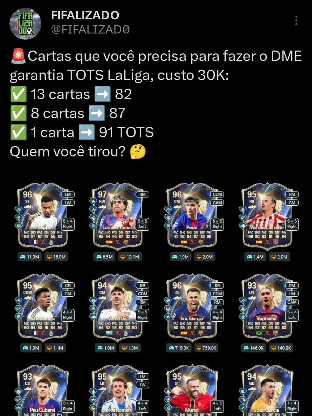 Post 6 by FIFALIZADO on Instagram (image)