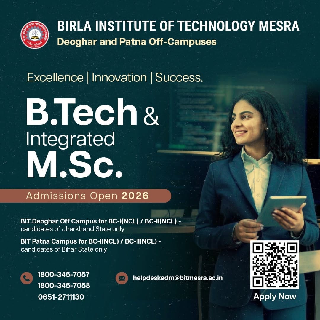 Post 7 by Birla Institute of Technology Mesra on Instagram (image)