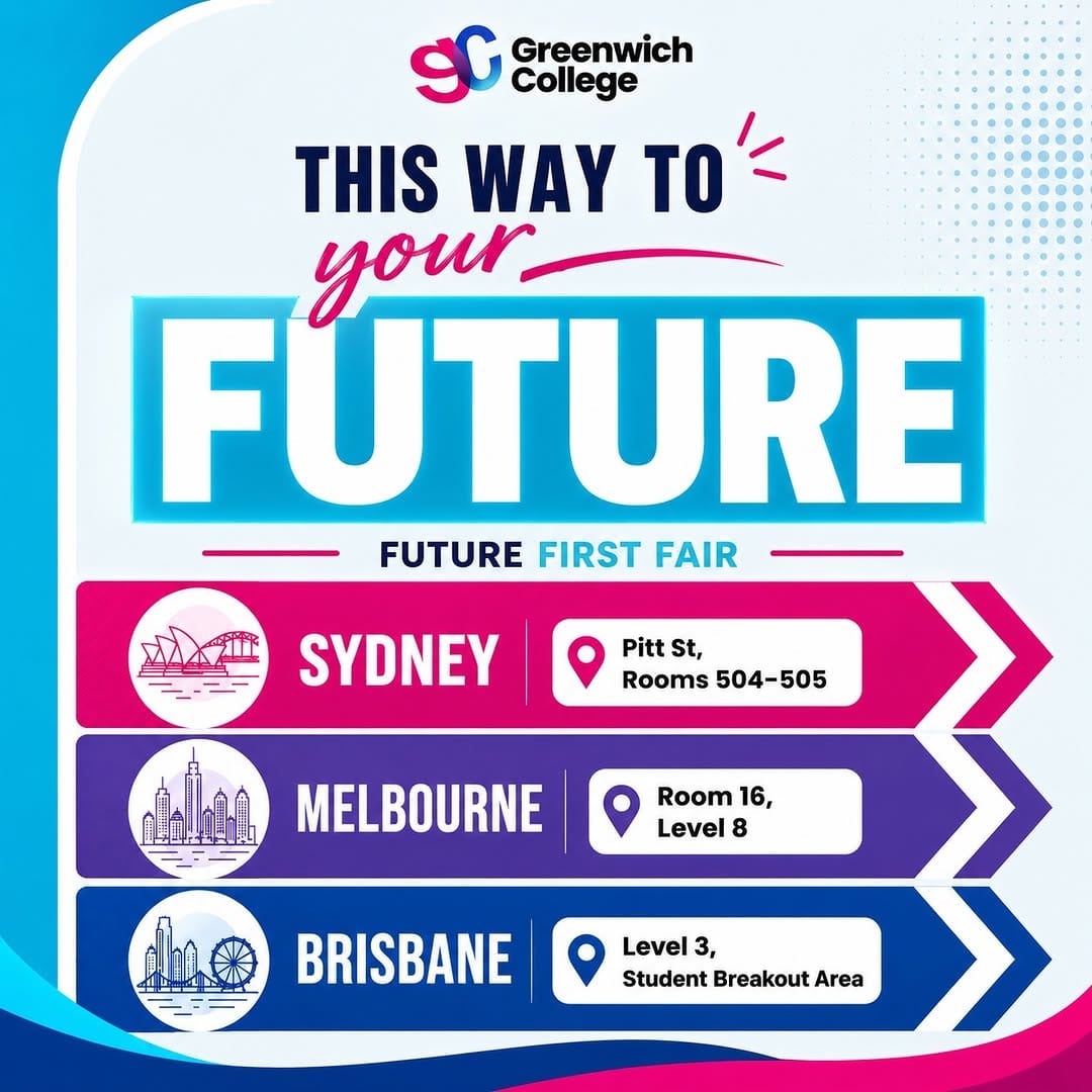 Post 3 by Greenwich College Australia on Instagram (image)