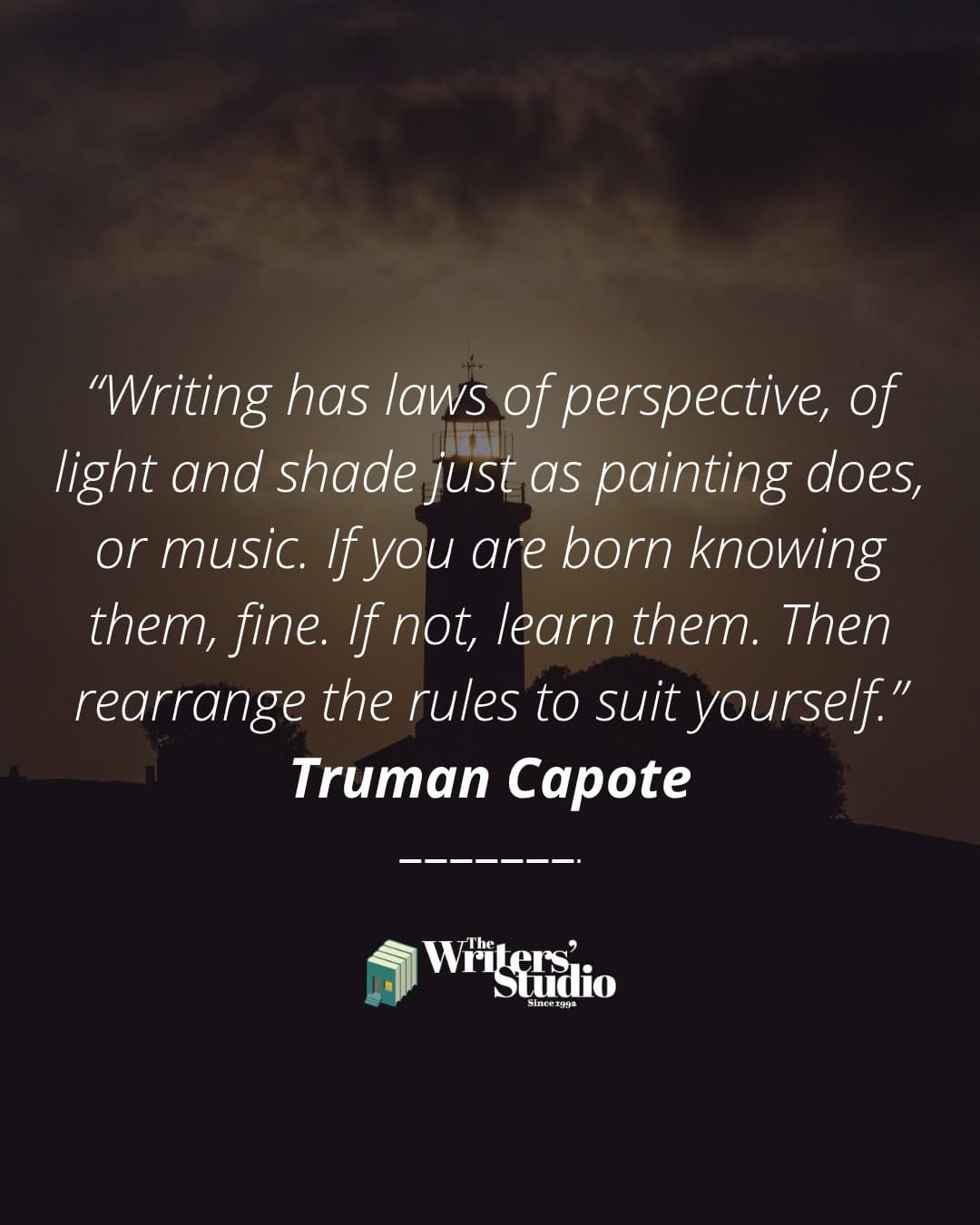 Post 6 by The Writers' Studio on Instagram (image)