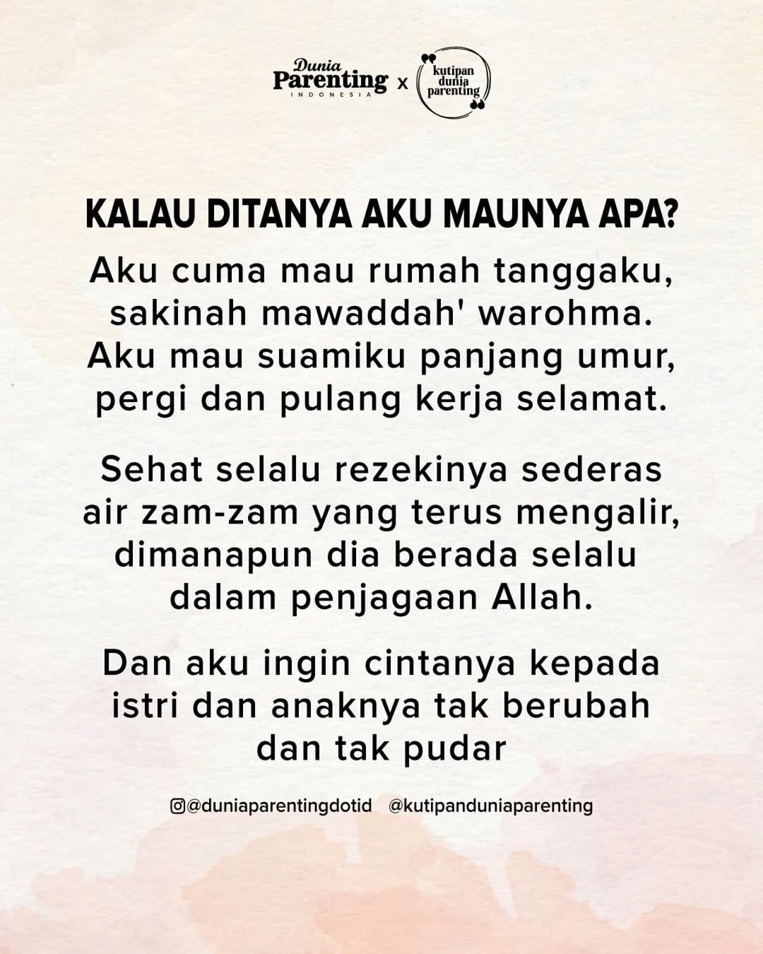 Post 4 by Dunia Parenting Indonesia on Instagram (image)