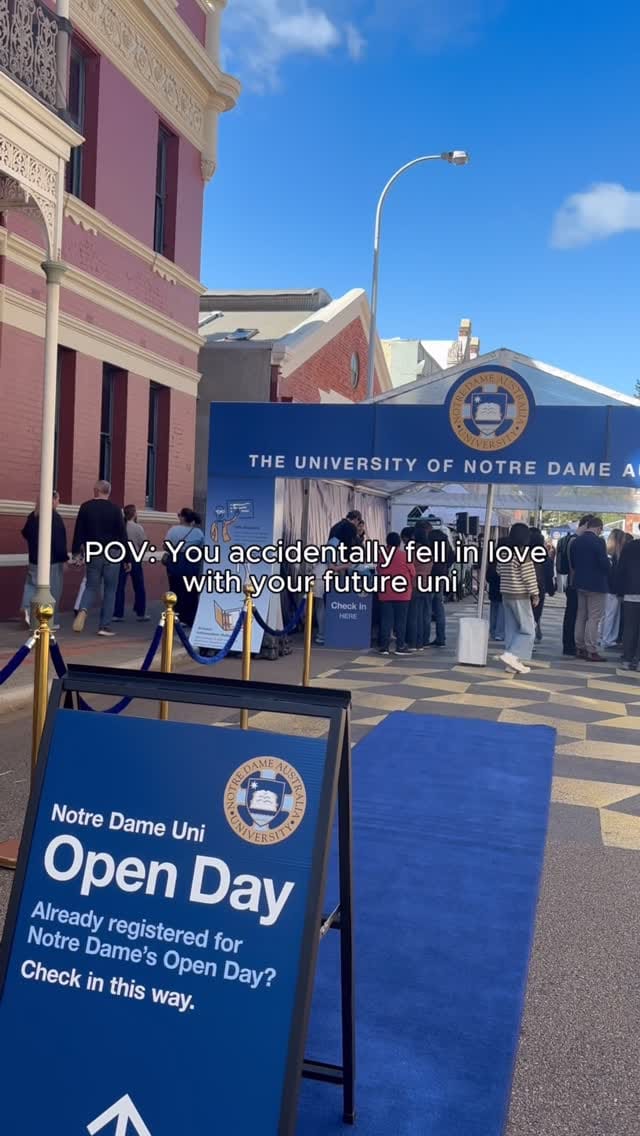 Post 7 by Notre Dame Australia on Instagram (video)