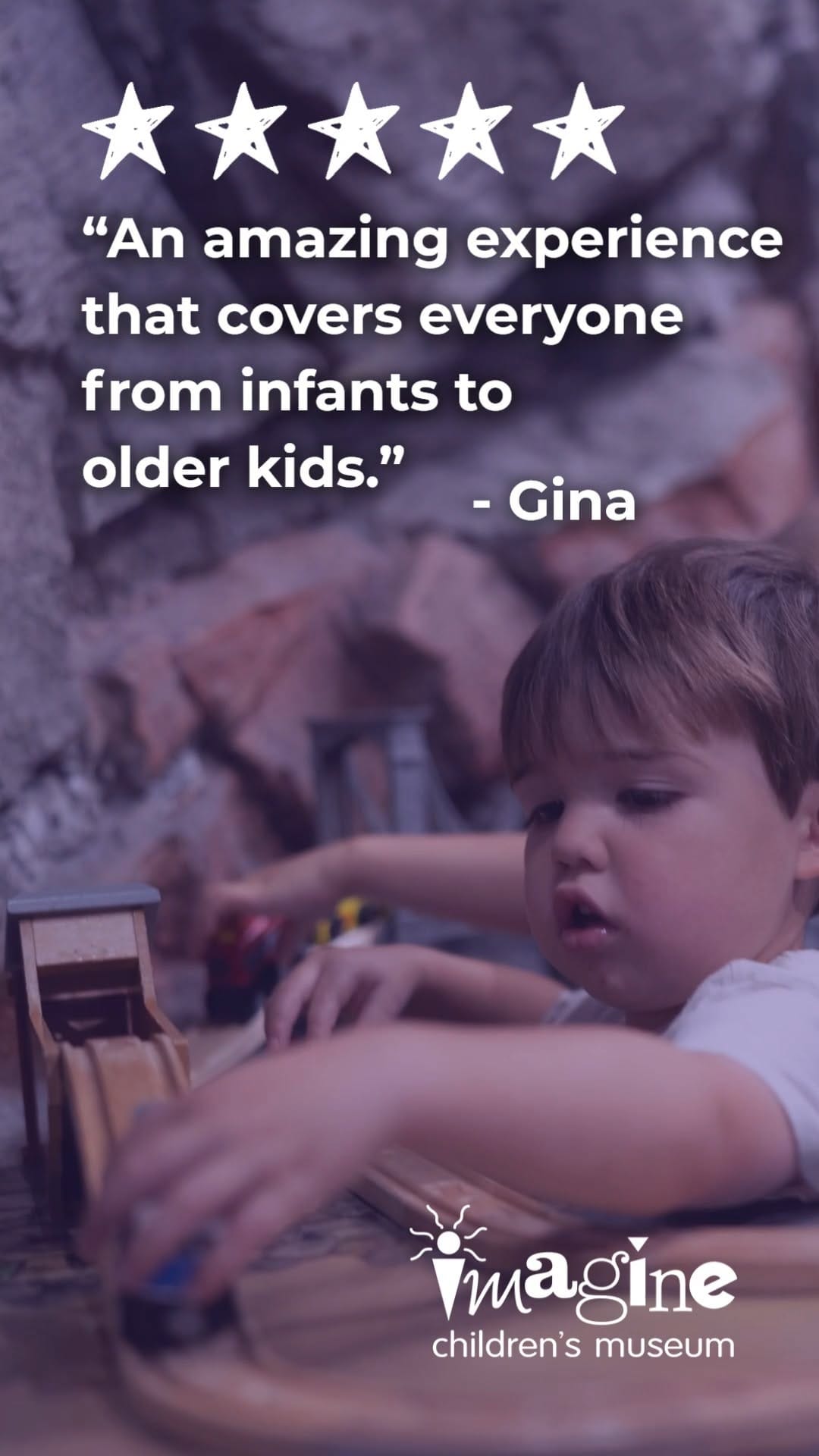 Post 5 by Imagine Children's Museum on Instagram (video)