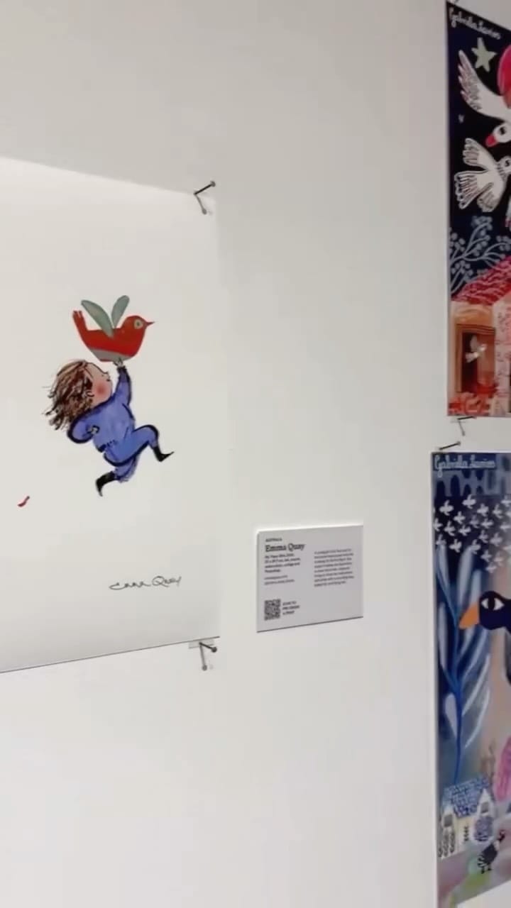 Post 2 by Emma Quay, author-illustrator on Instagram (video)