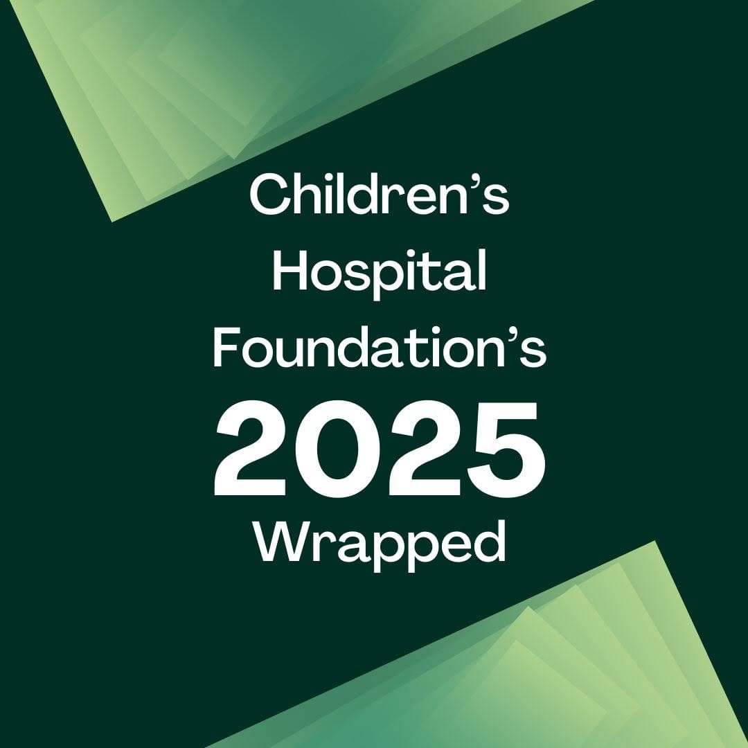 Post 8 by Children's Hospital Foundation on Instagram (carousel)