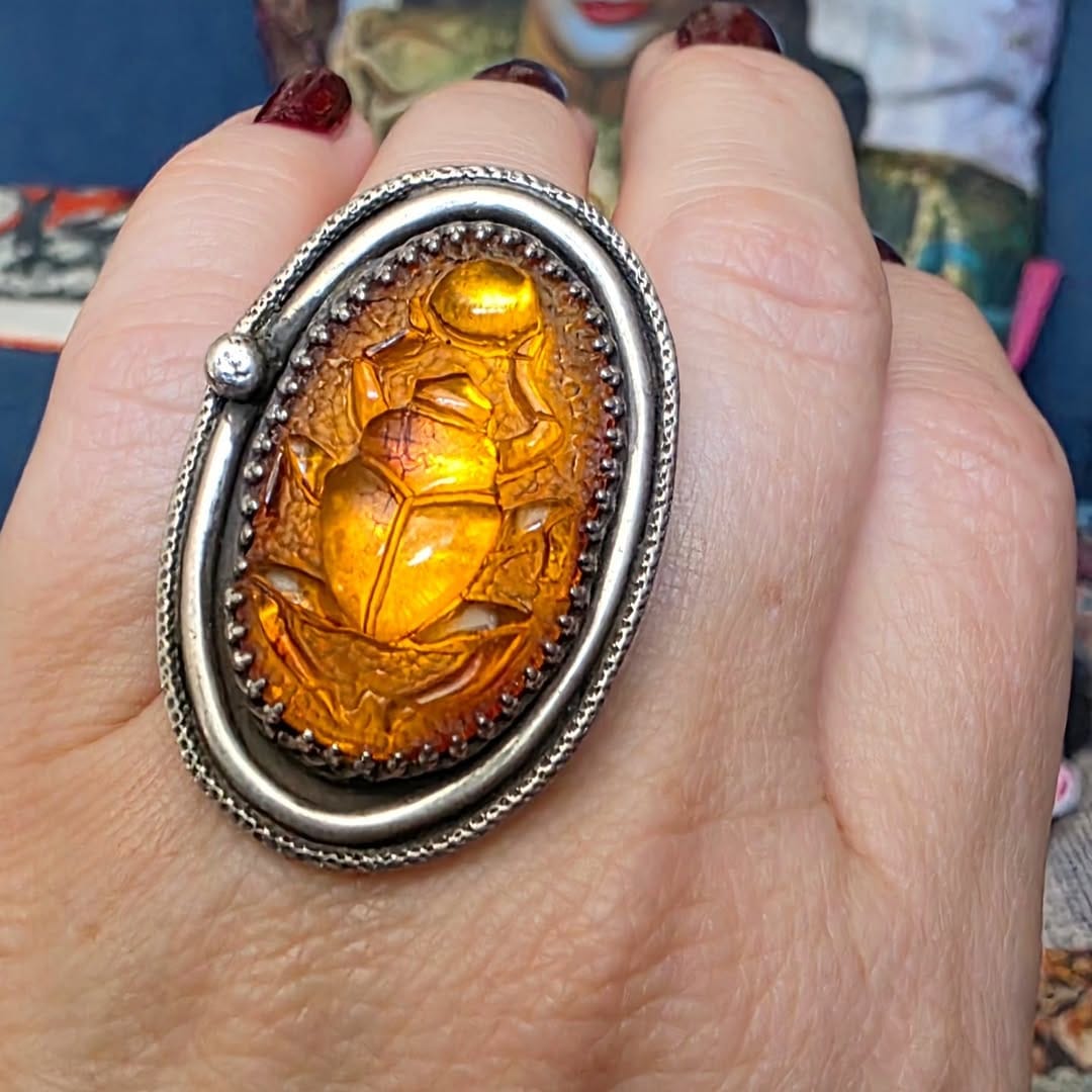 Post 3 by Carli 🔥 Silversmith & Glass Artist on Instagram (image)