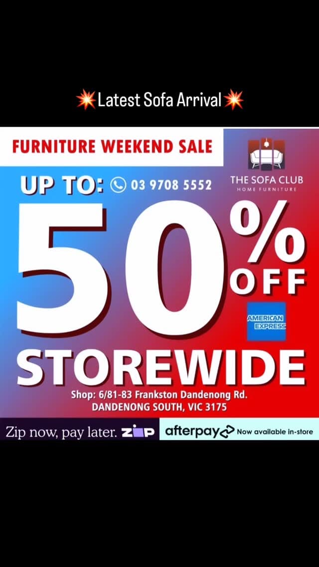 Post 5 by The Sofa Club Dandenong (Home of Luxury Furniture & Home decors) on Instagram (video)